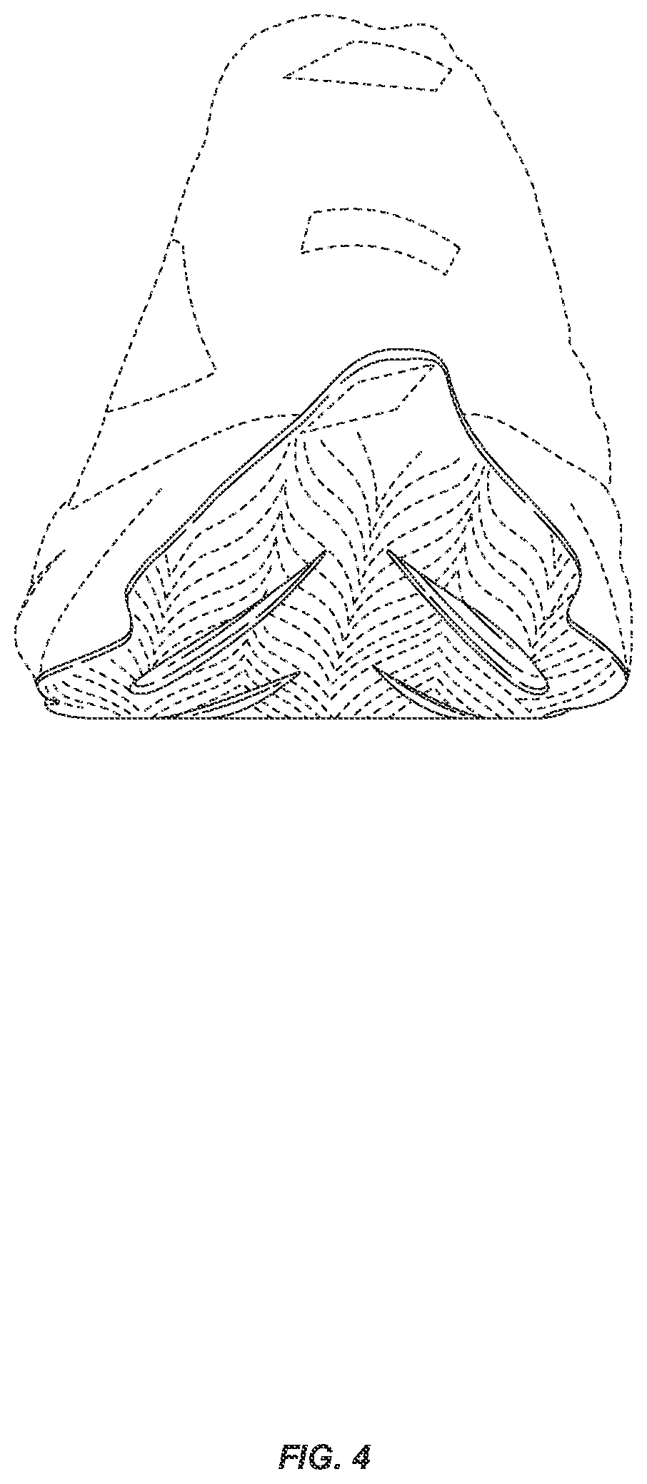 Patent USD1124615 Figure 4 – Outsole bottom