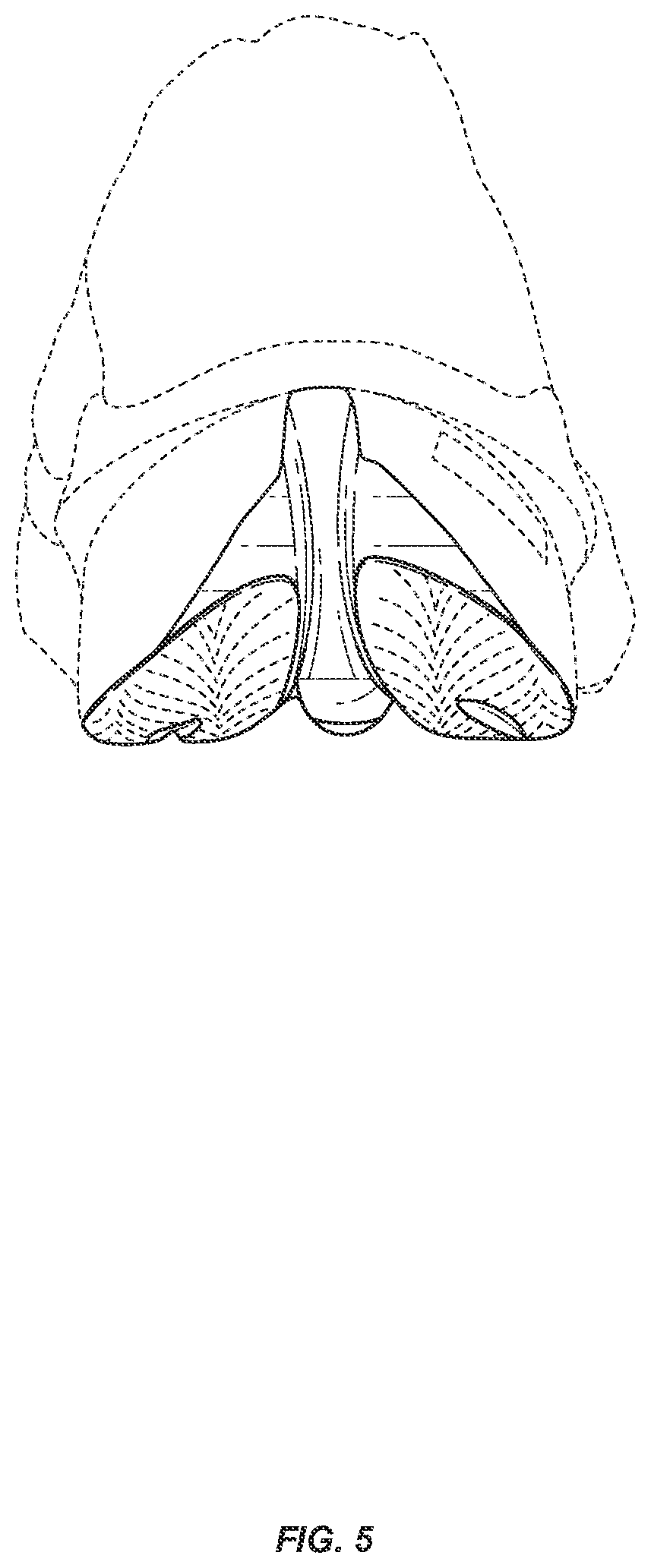 Patent USD1124615 Figure 5 – Outsole bottom