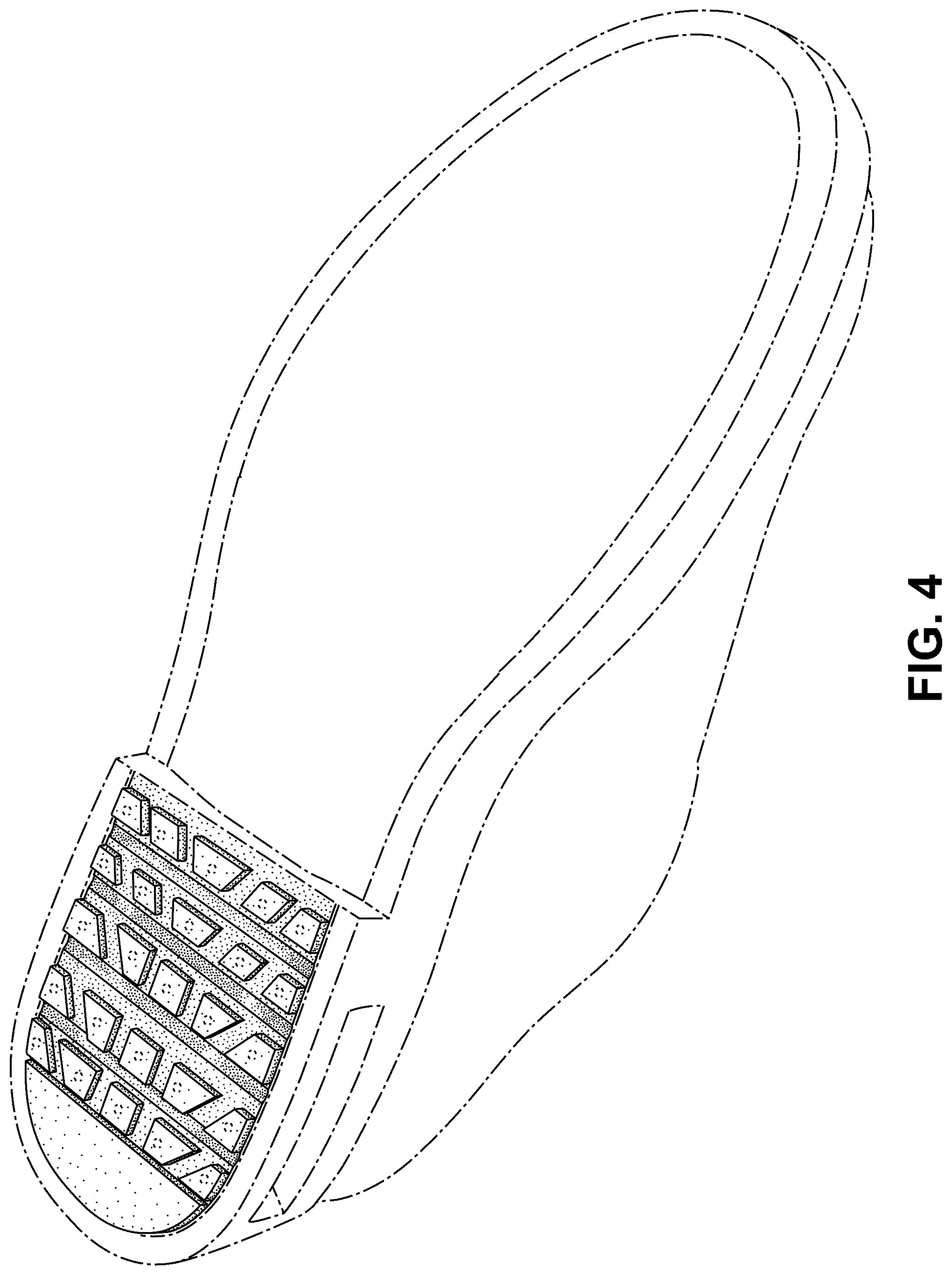 Patent USD1124617 Figure 4 – Shoe