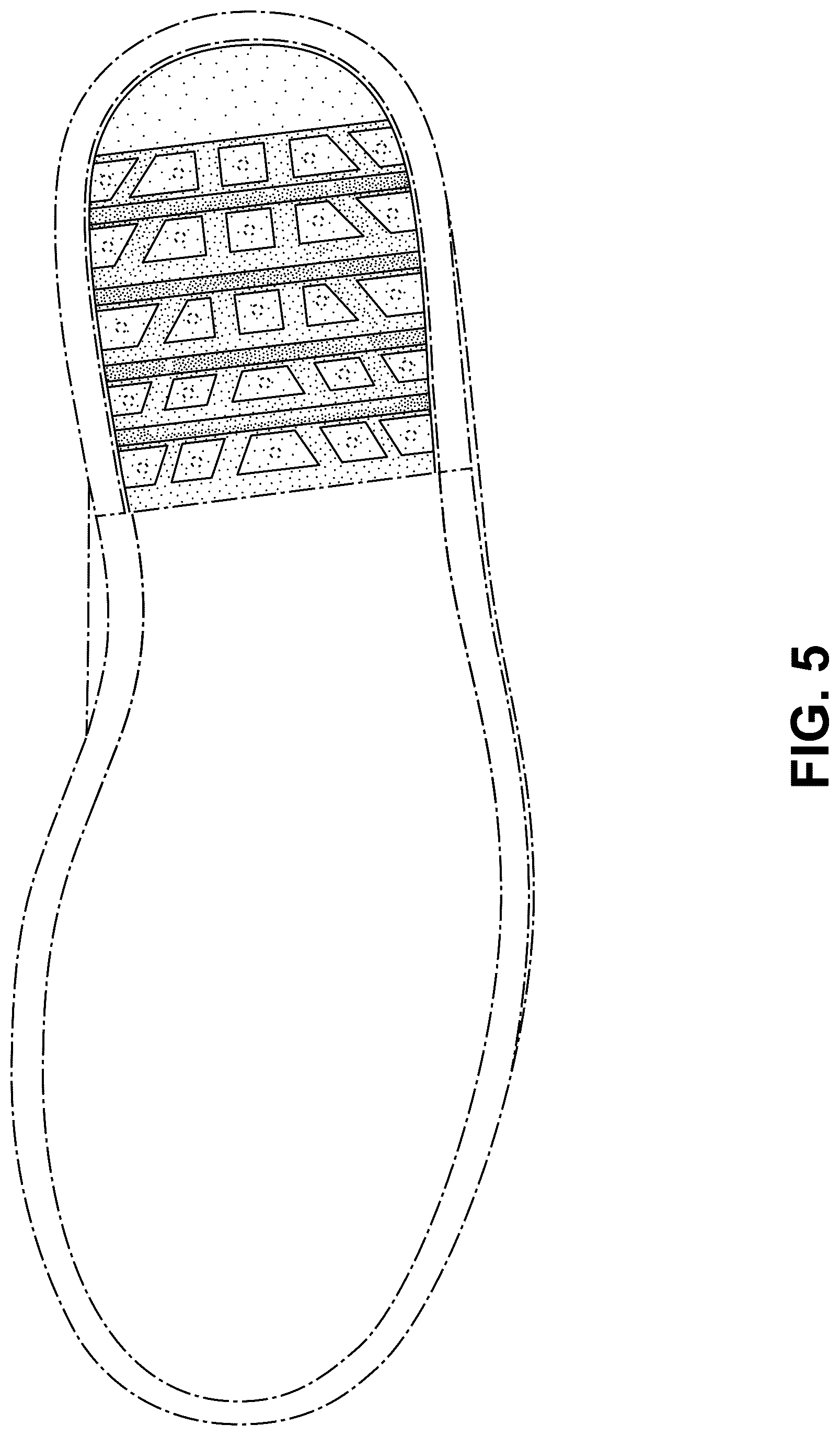 Patent USD1124617 Figure 5 – Shoe