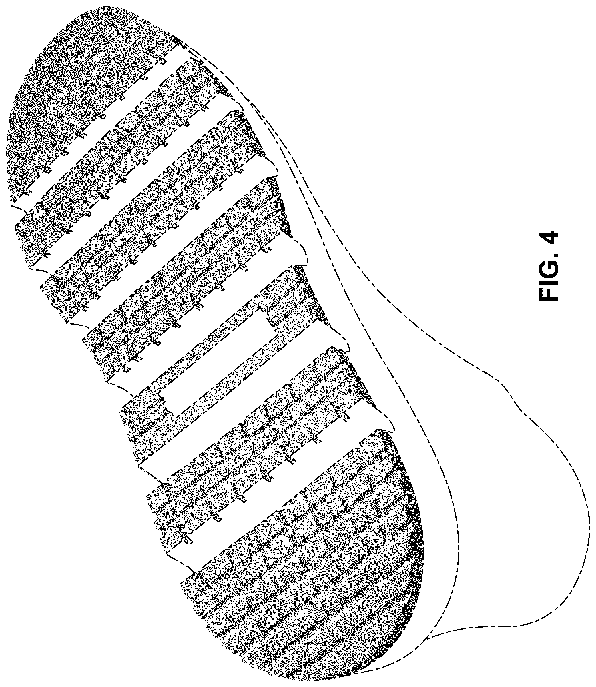 Patent USD1124618 Figure 4 – Shoe