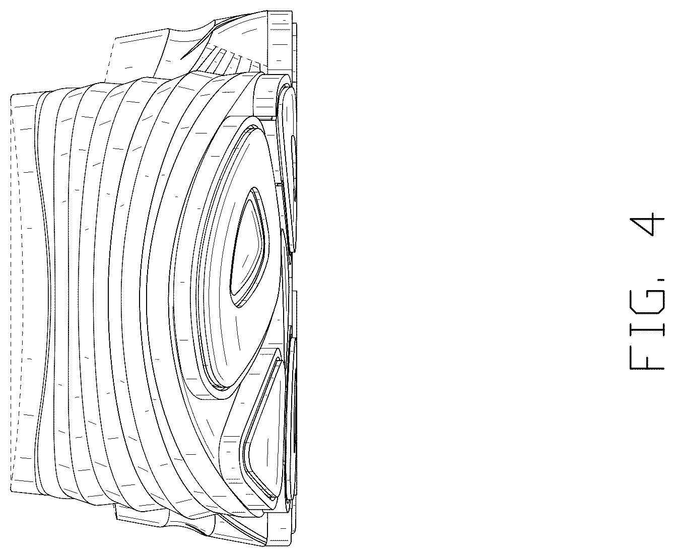 Patent USD1124619 Figure 4 – Footwear sole