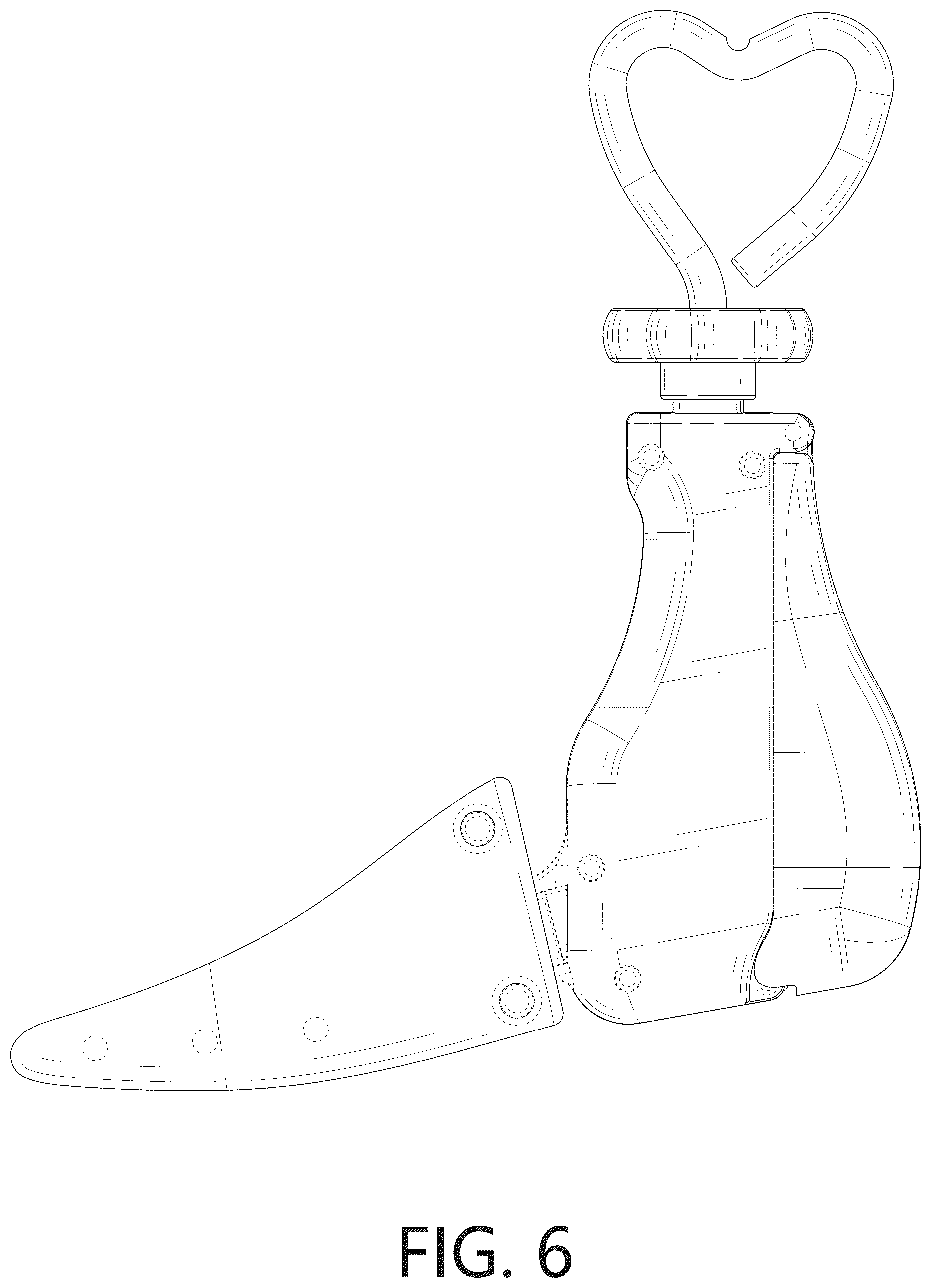 Patent USD1124620 Figure 6 – Shoe stretcher