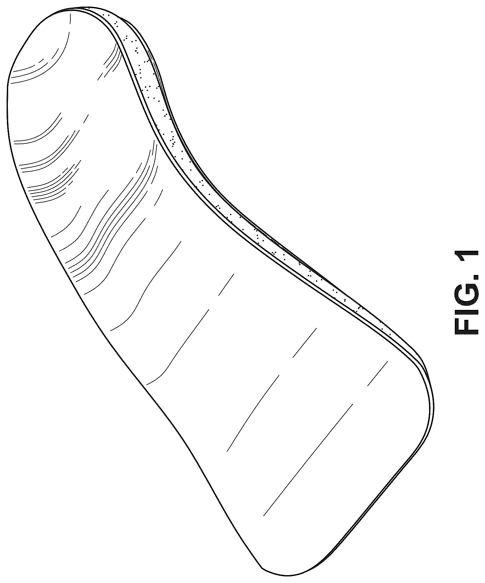 Patent USD1124621 — Two-piece insole — Figure 1