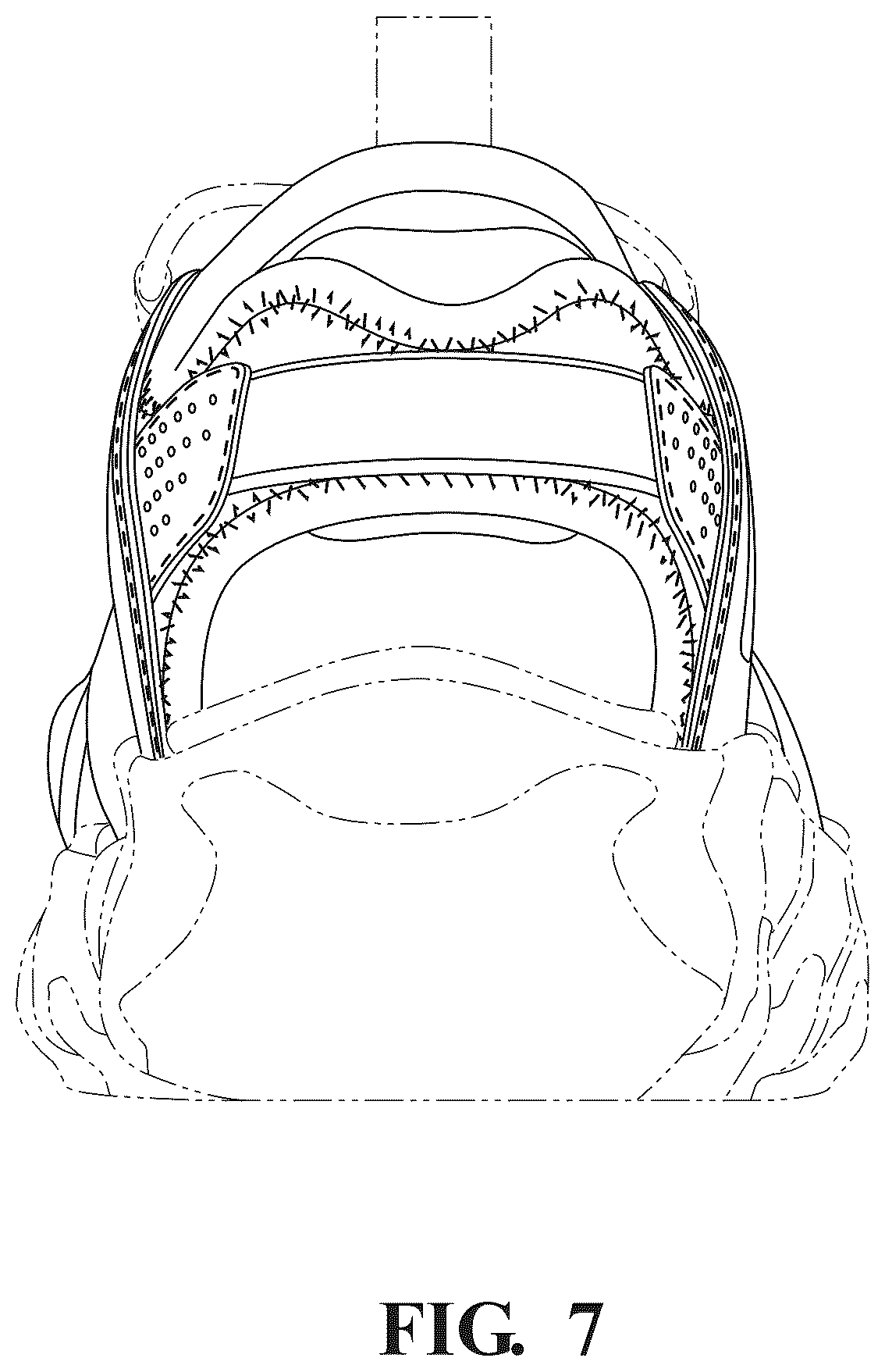 Patent USD1124622 Figure 7 – Footwear upper