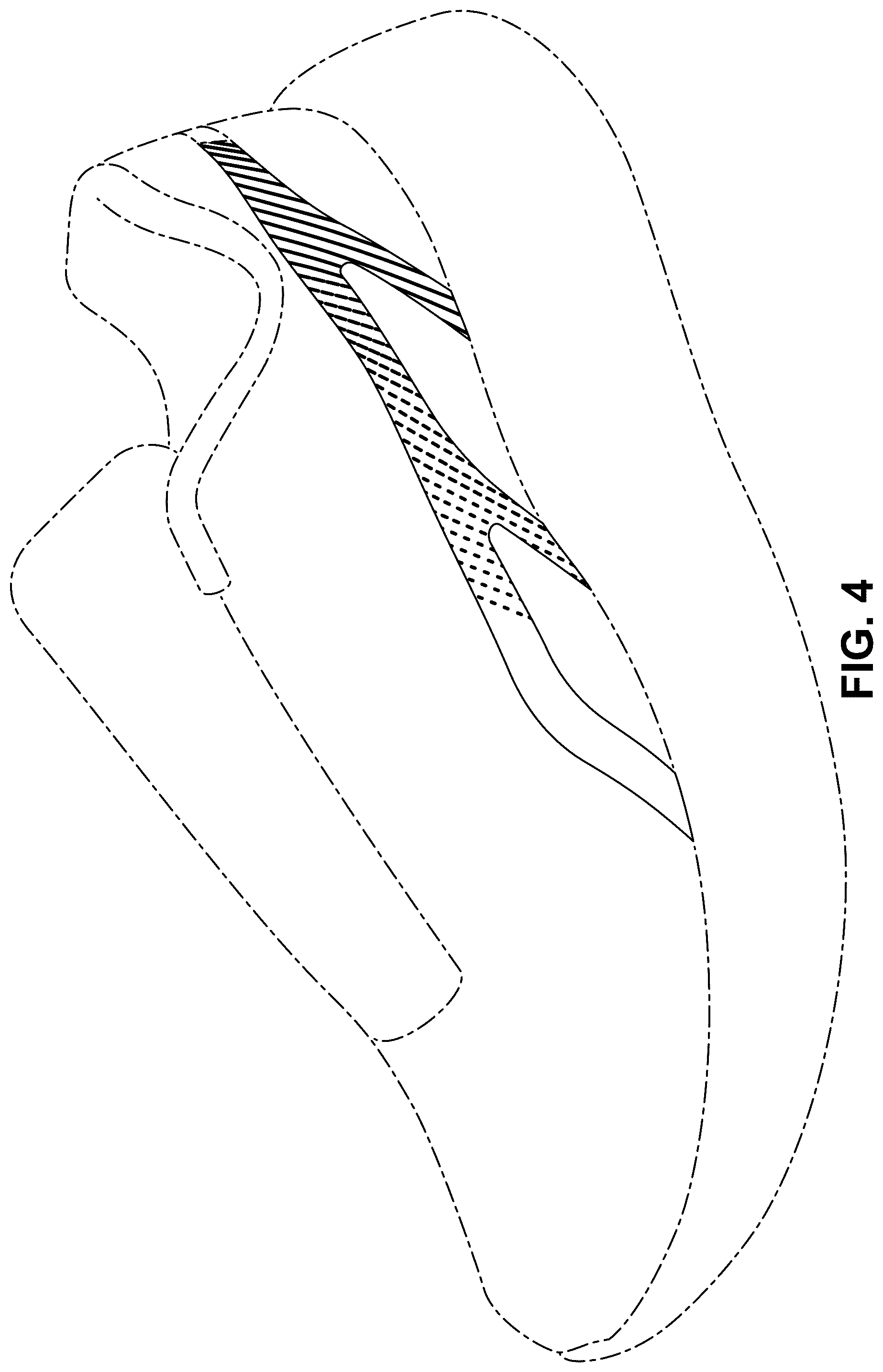 Patent USD1124623 Figure 4 – Shoe