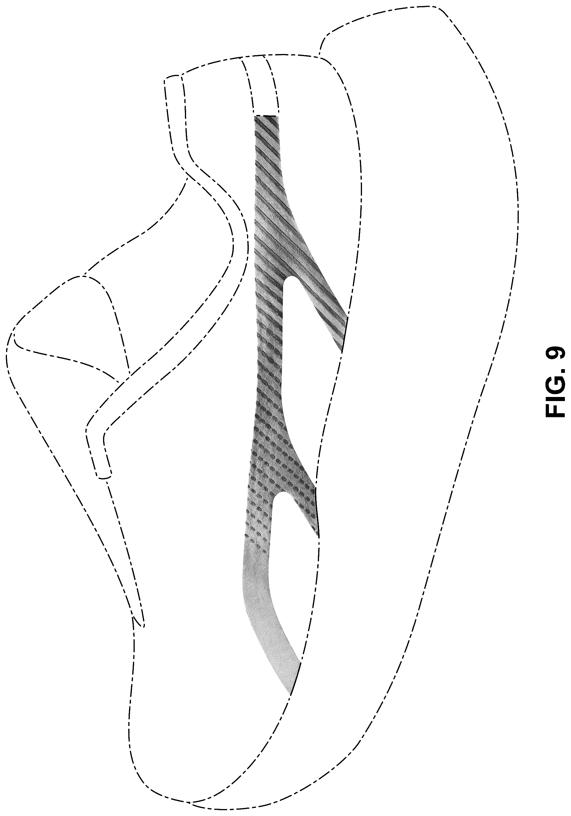 Patent USD1124623 Figure 9 – Shoe