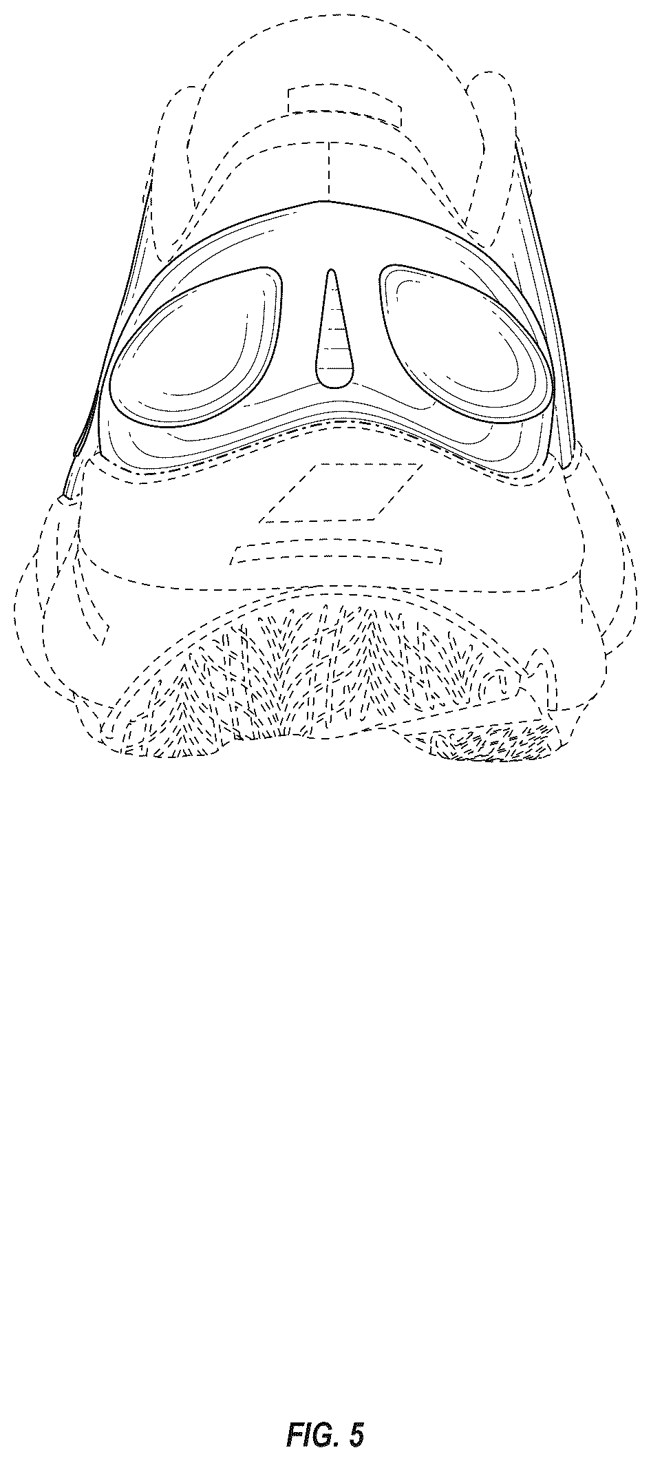Patent USD1124624 Figure 5 – Shoe upper