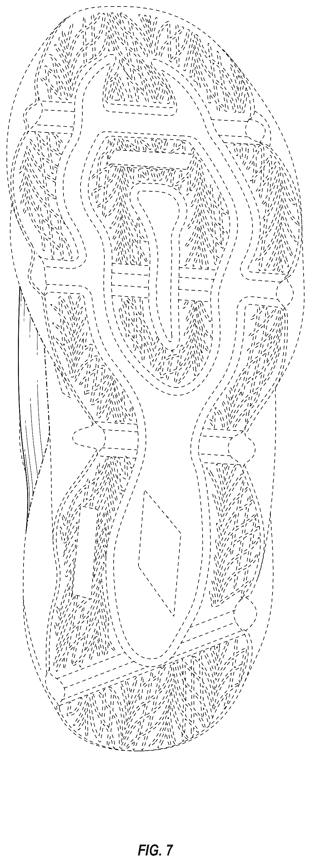 Patent USD1124624 Figure 7 – Shoe upper