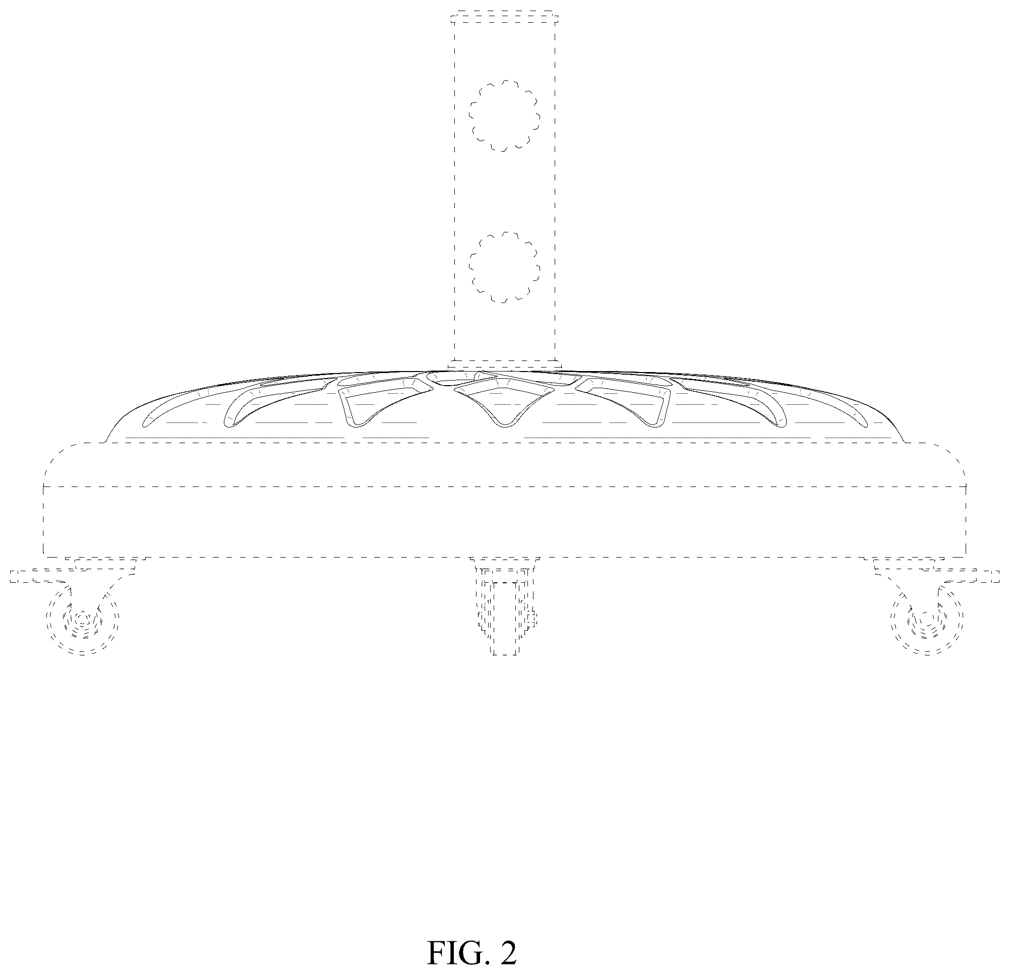 Patent USD1124628 Figure 2 – Umbrella base