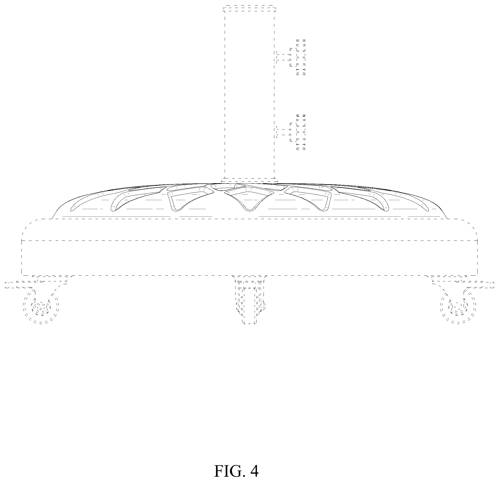 Patent USD1124628 Figure 4 – Umbrella base