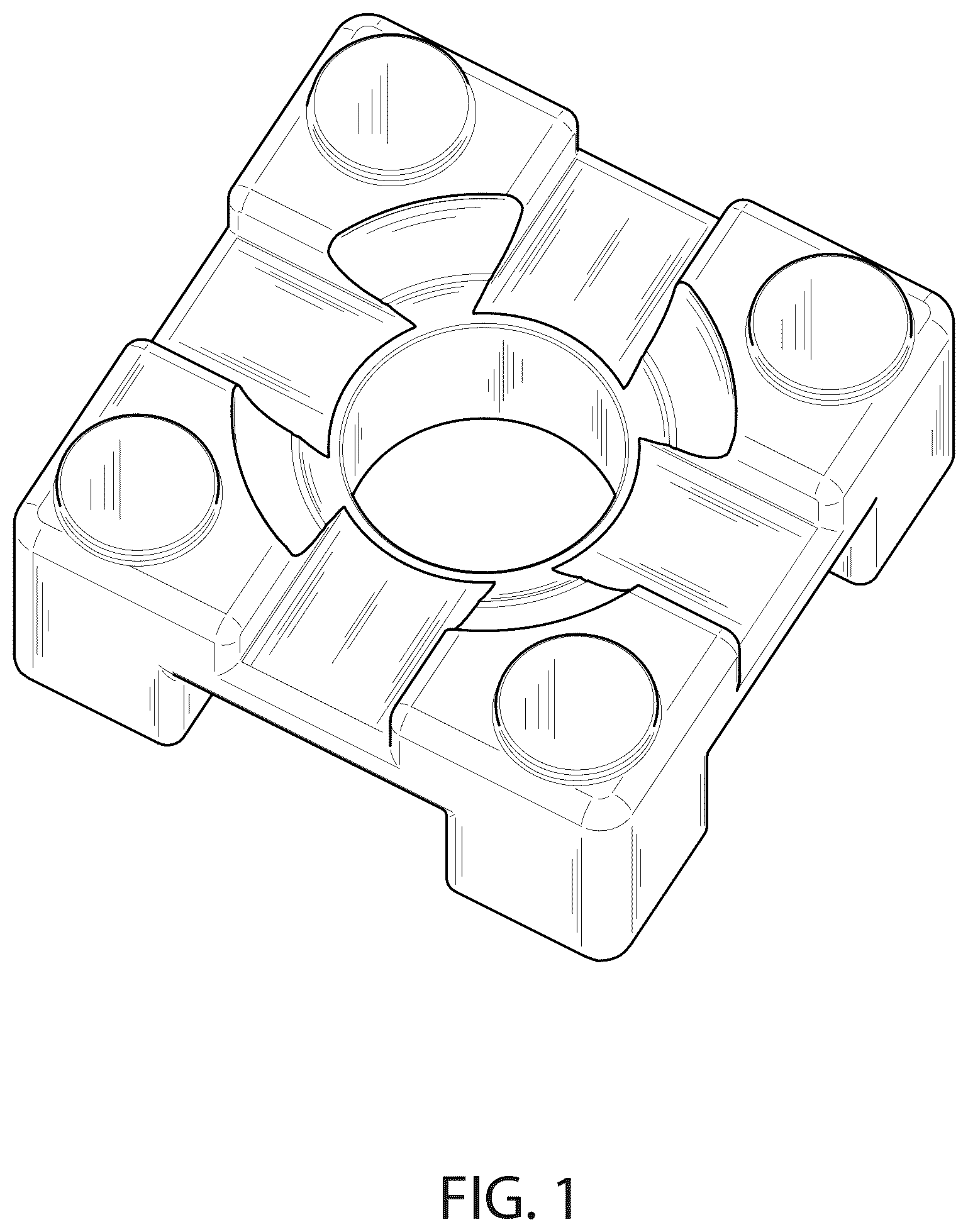 Patent USD1124630 Figure 1 – Carrier for floral arrangements and plants
