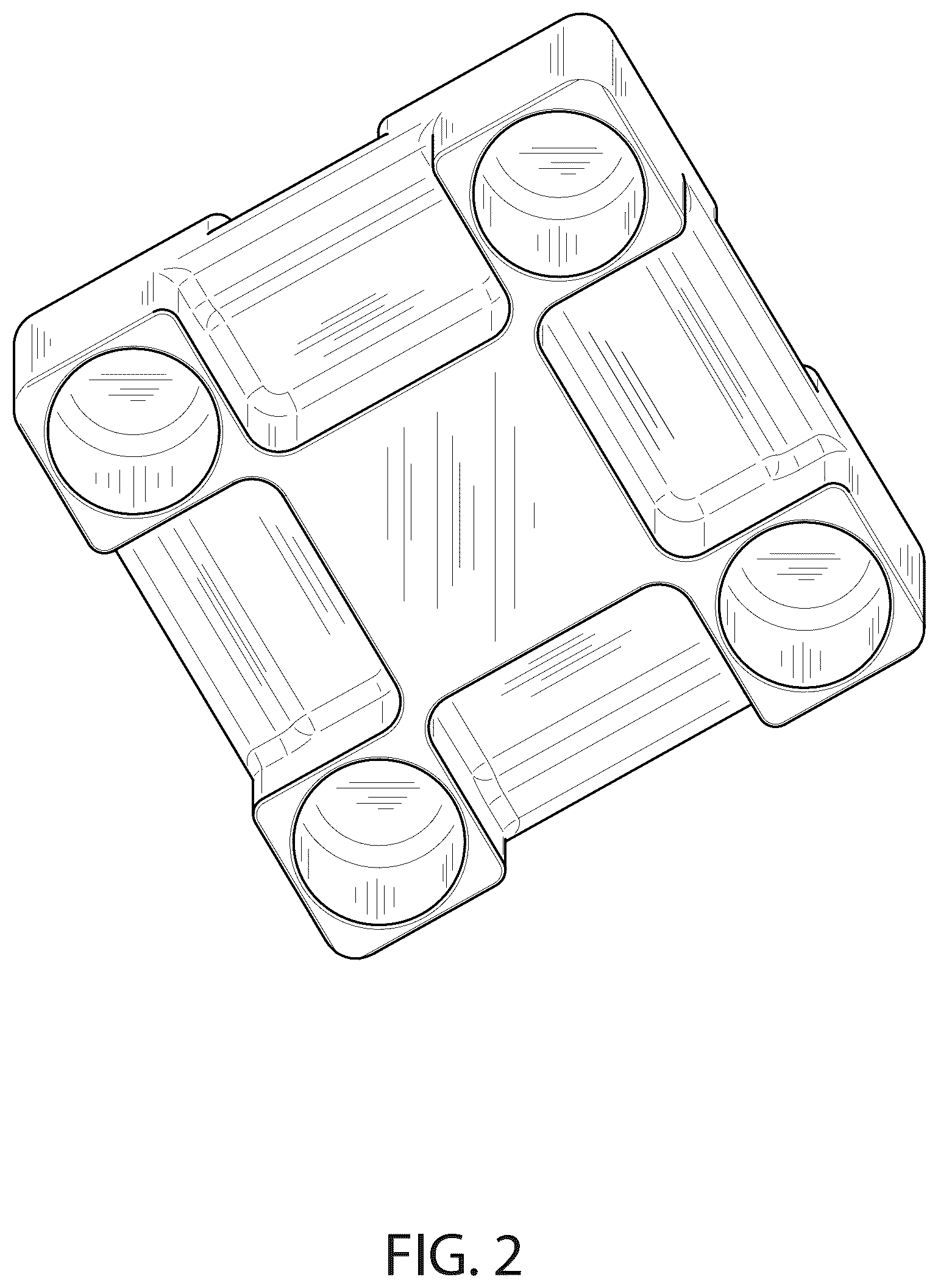 Patent USD1124630 Figure 2 – Carrier for floral arrangements and plants