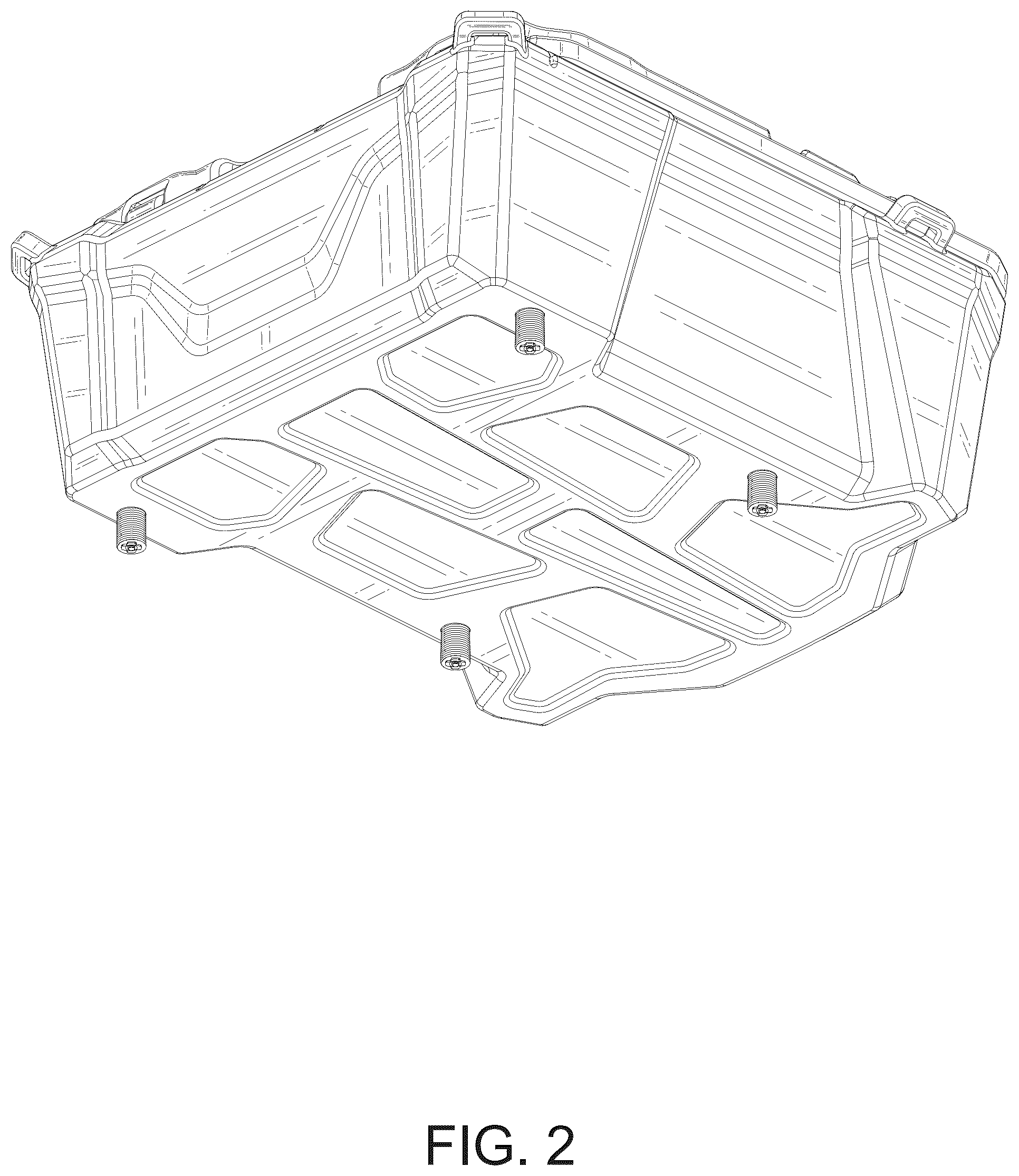 Patent USD1124631 Figure 2 – Storage box