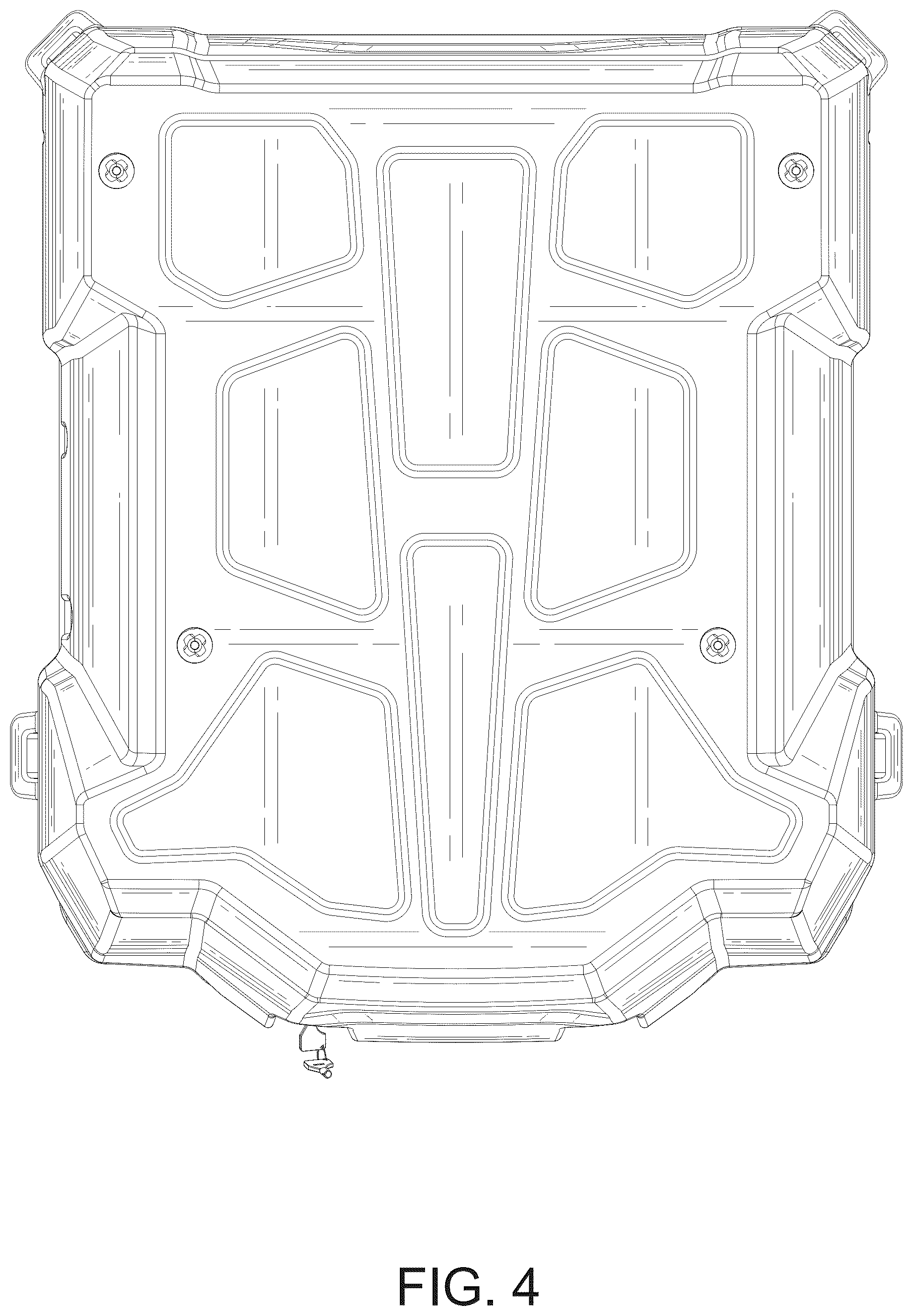 Patent USD1124631 Figure 4 – Storage box