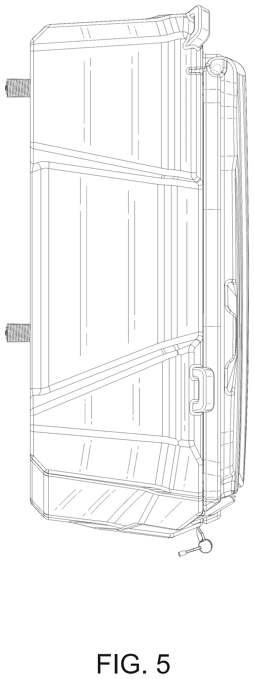 Patent USD1124631 Figure 5 – Storage box