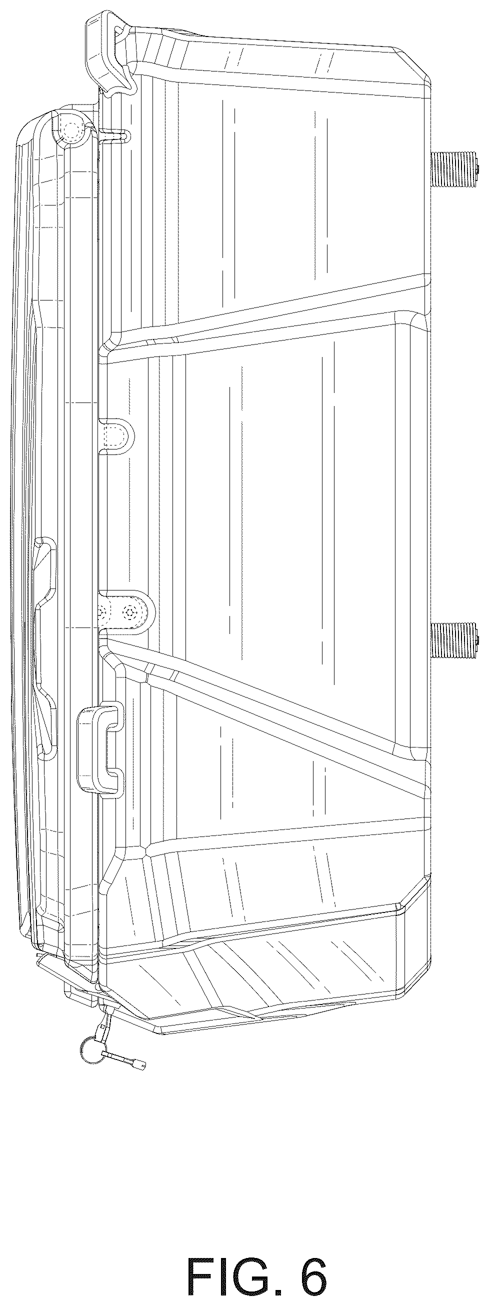 Patent USD1124631 Figure 6 – Storage box