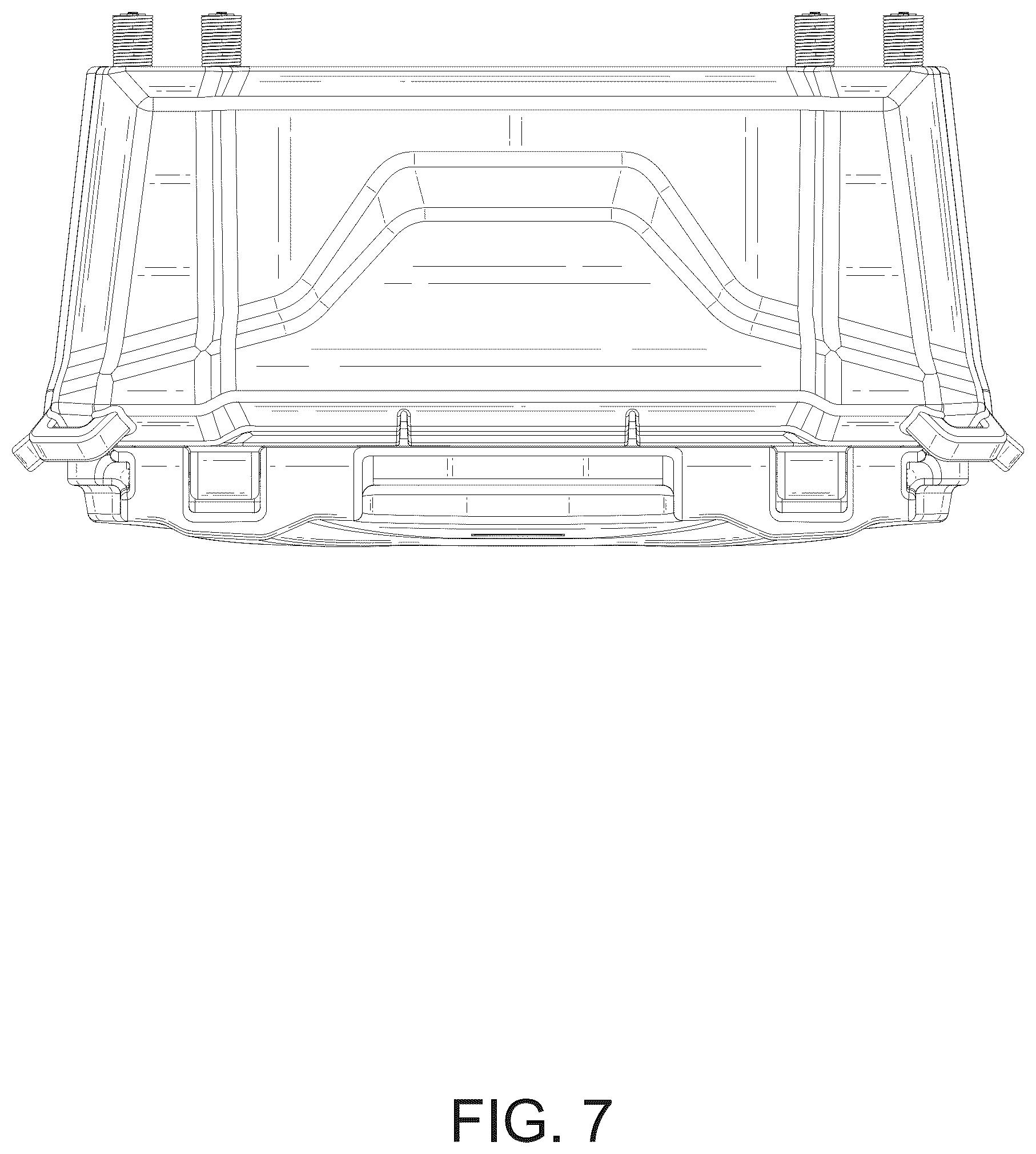 Patent USD1124631 Figure 7 – Storage box