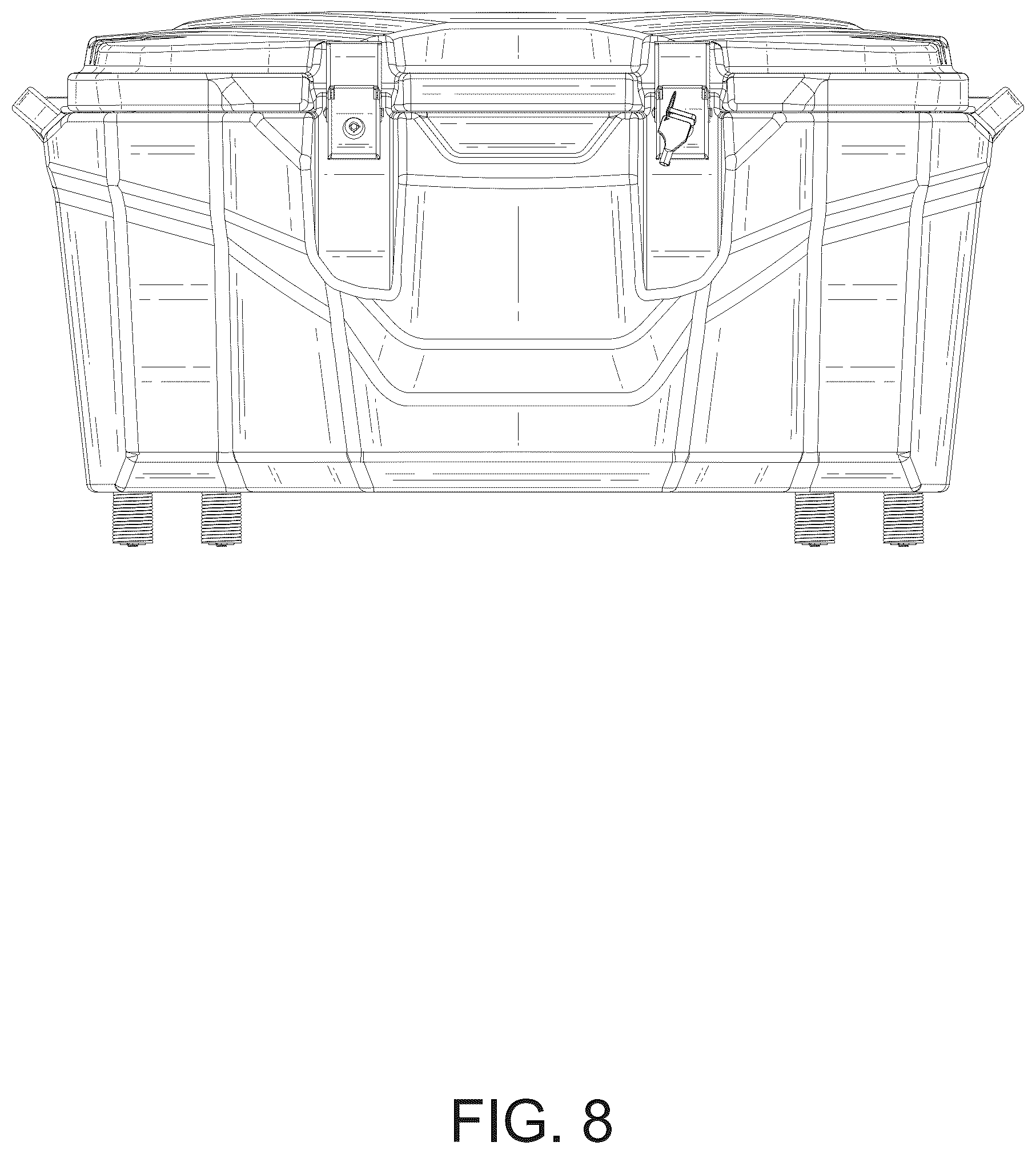 Patent USD1124631 Figure 8 – Storage box