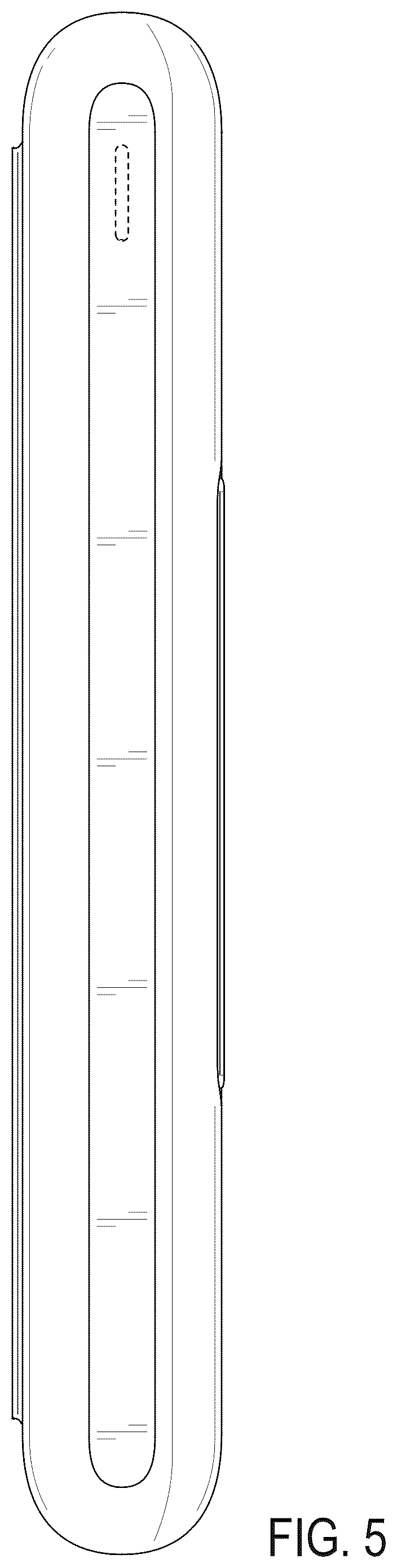 Patent USD1124633 Figure 5 – Toothbrush travel case