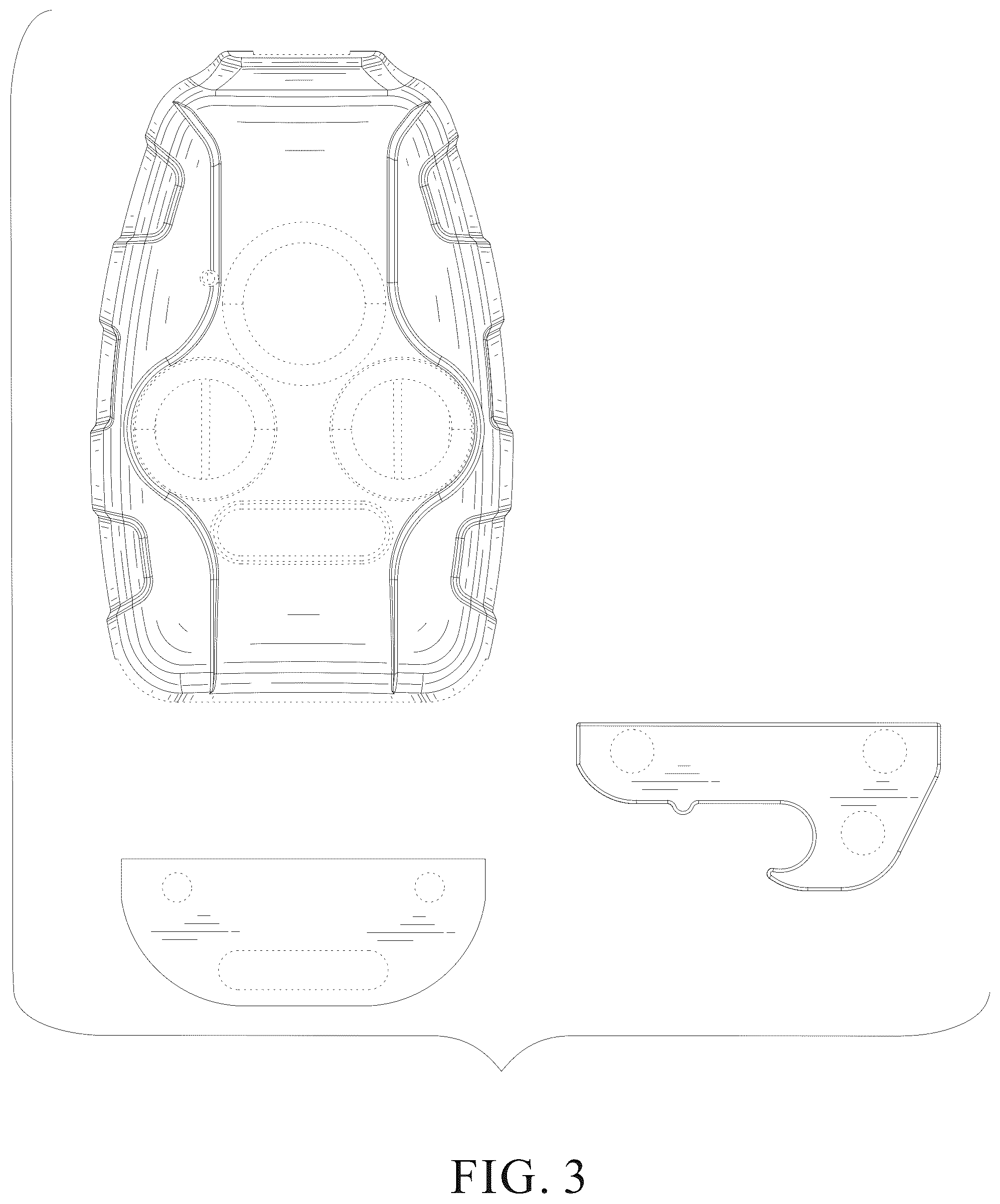 Patent USD1124634 Figure 3 – Key fob