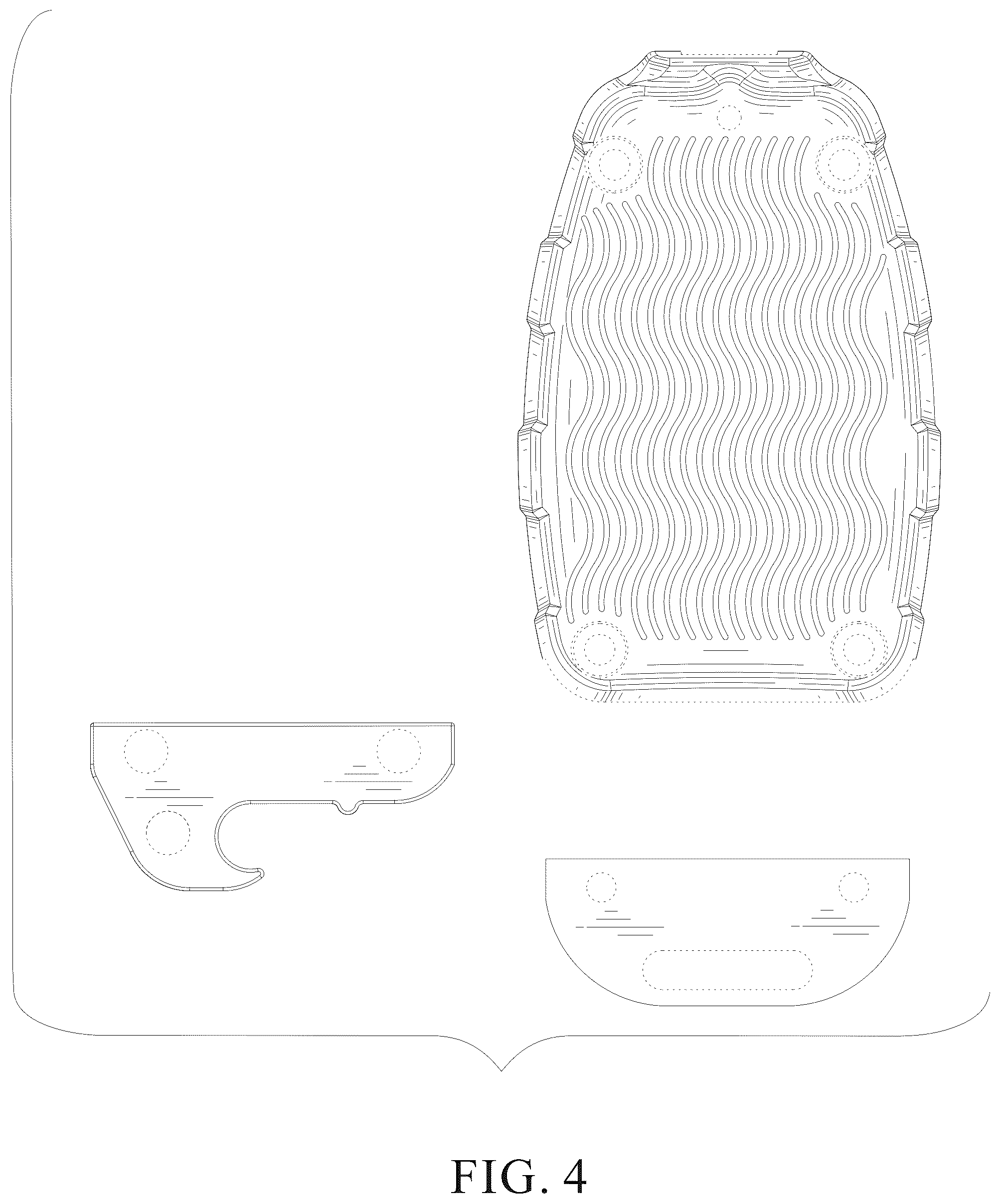 Patent USD1124634 Figure 4 – Key fob