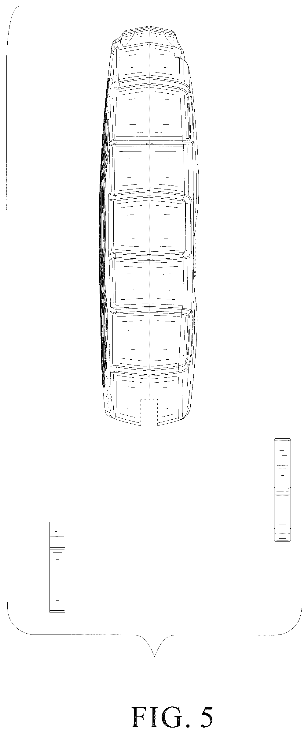 Patent USD1124634 Figure 5 – Key fob