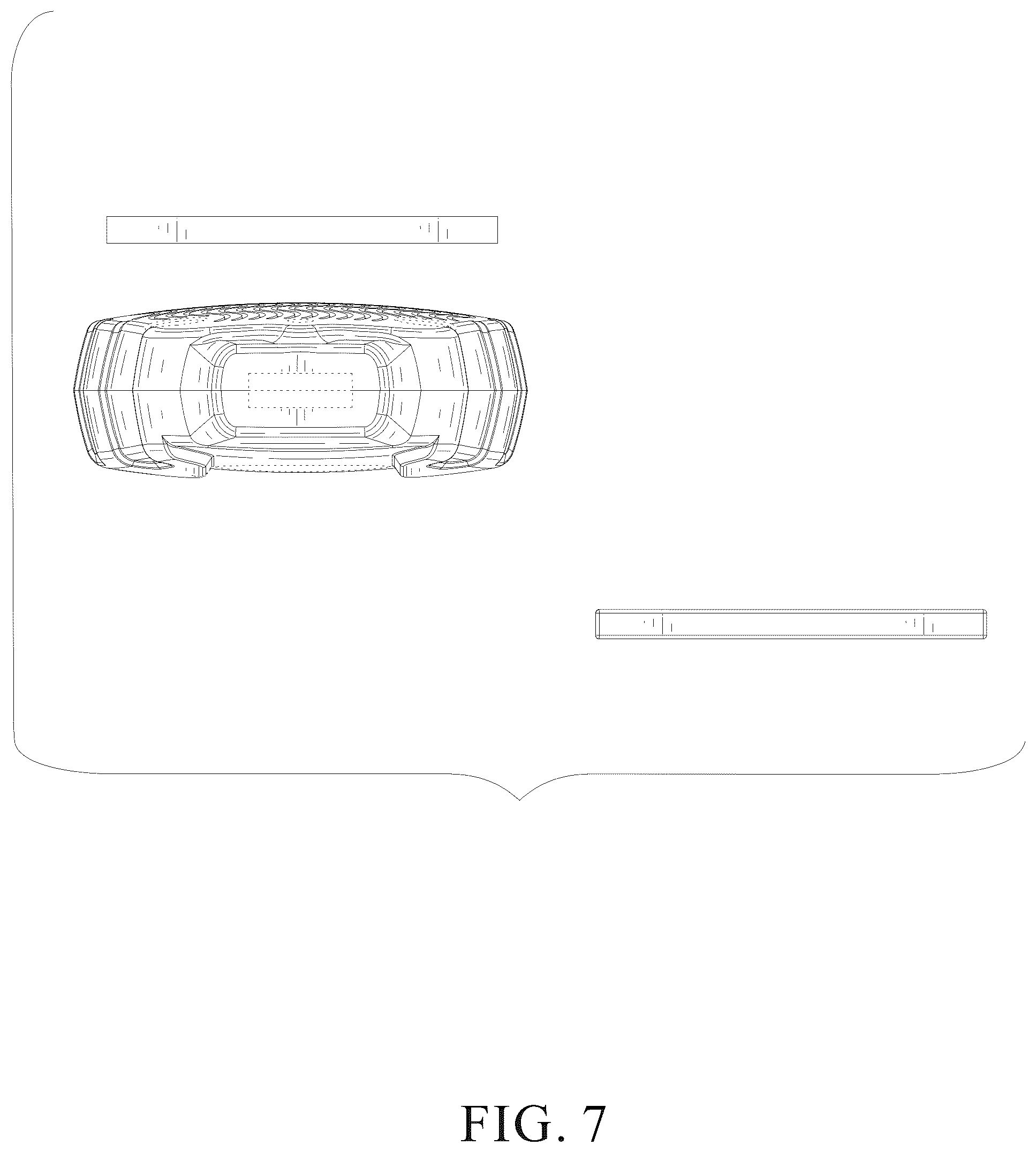 Patent USD1124634 Figure 7 – Key fob