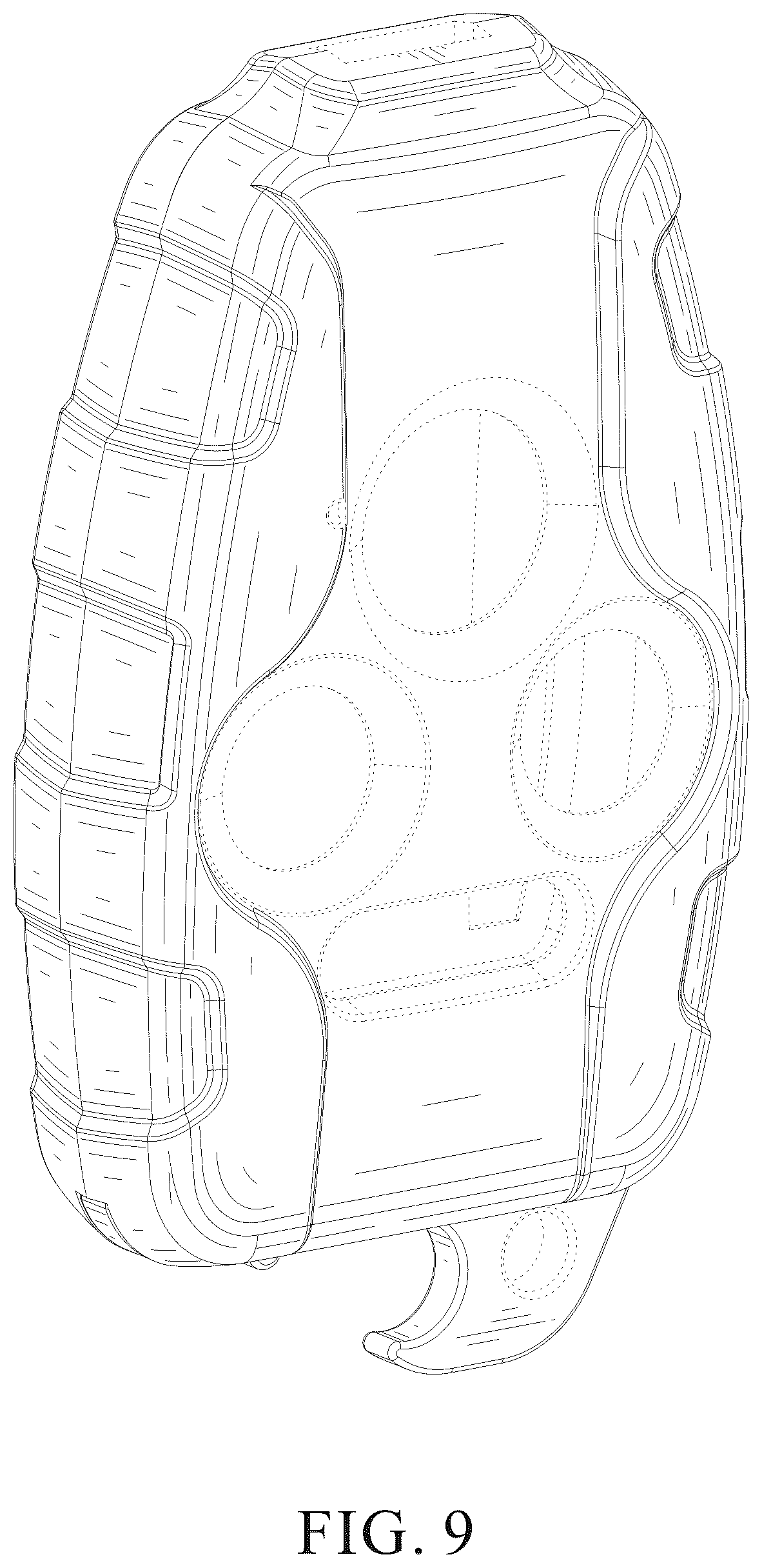 Patent USD1124634 Figure 9 – Key fob