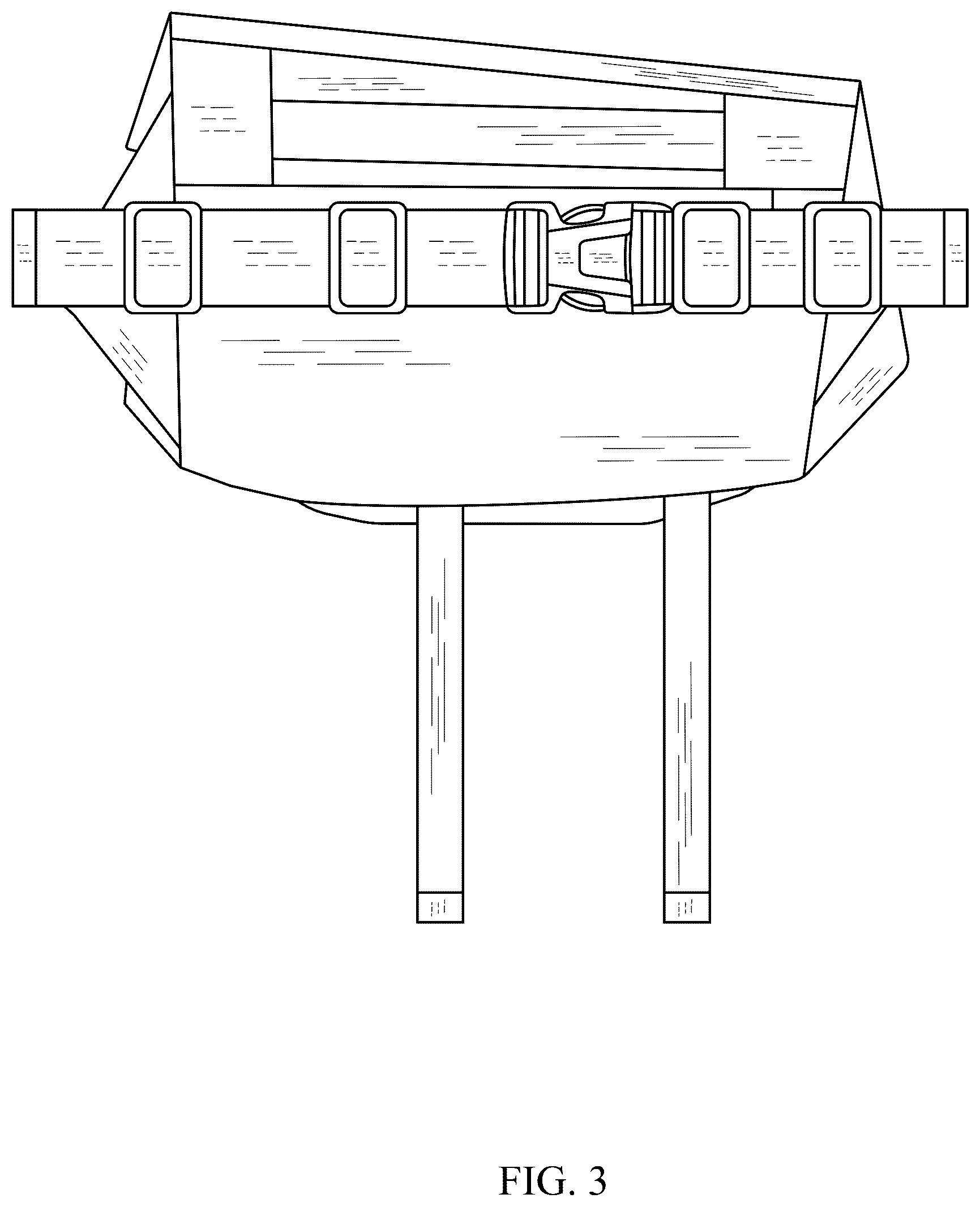 Patent USD1124635 Figure 3 – Sling bag