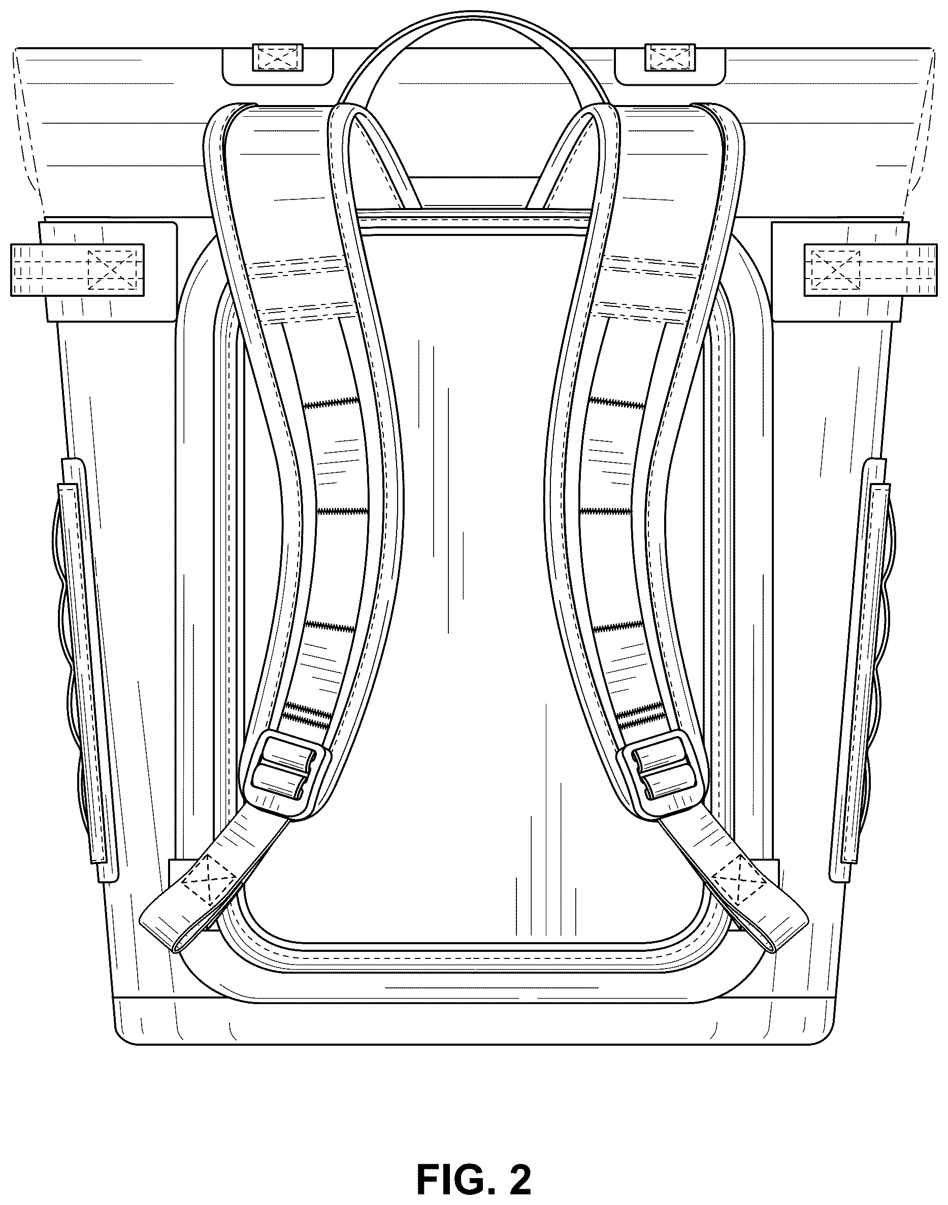 Patent USD1124636 Figure 2 – Backpack