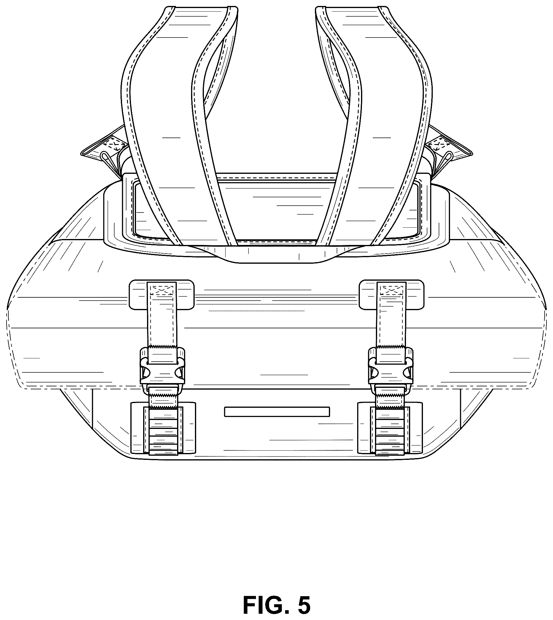 Patent USD1124636 Figure 5 – Backpack