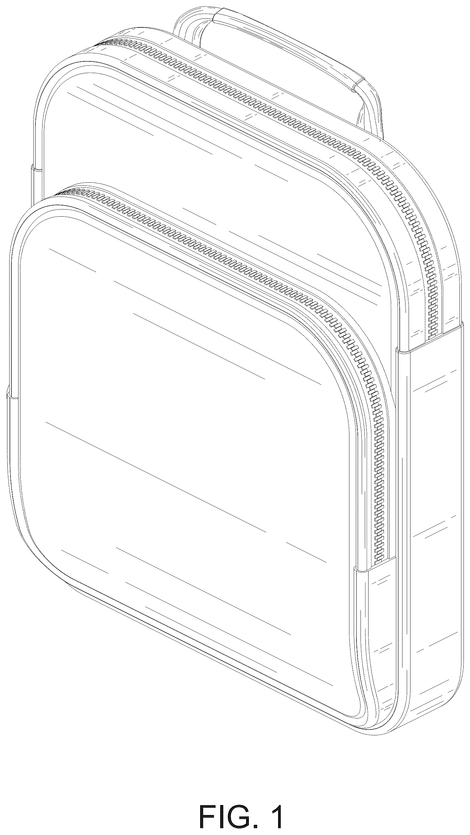 Patent USD1124637 Figure 1 – Book sleeve bag