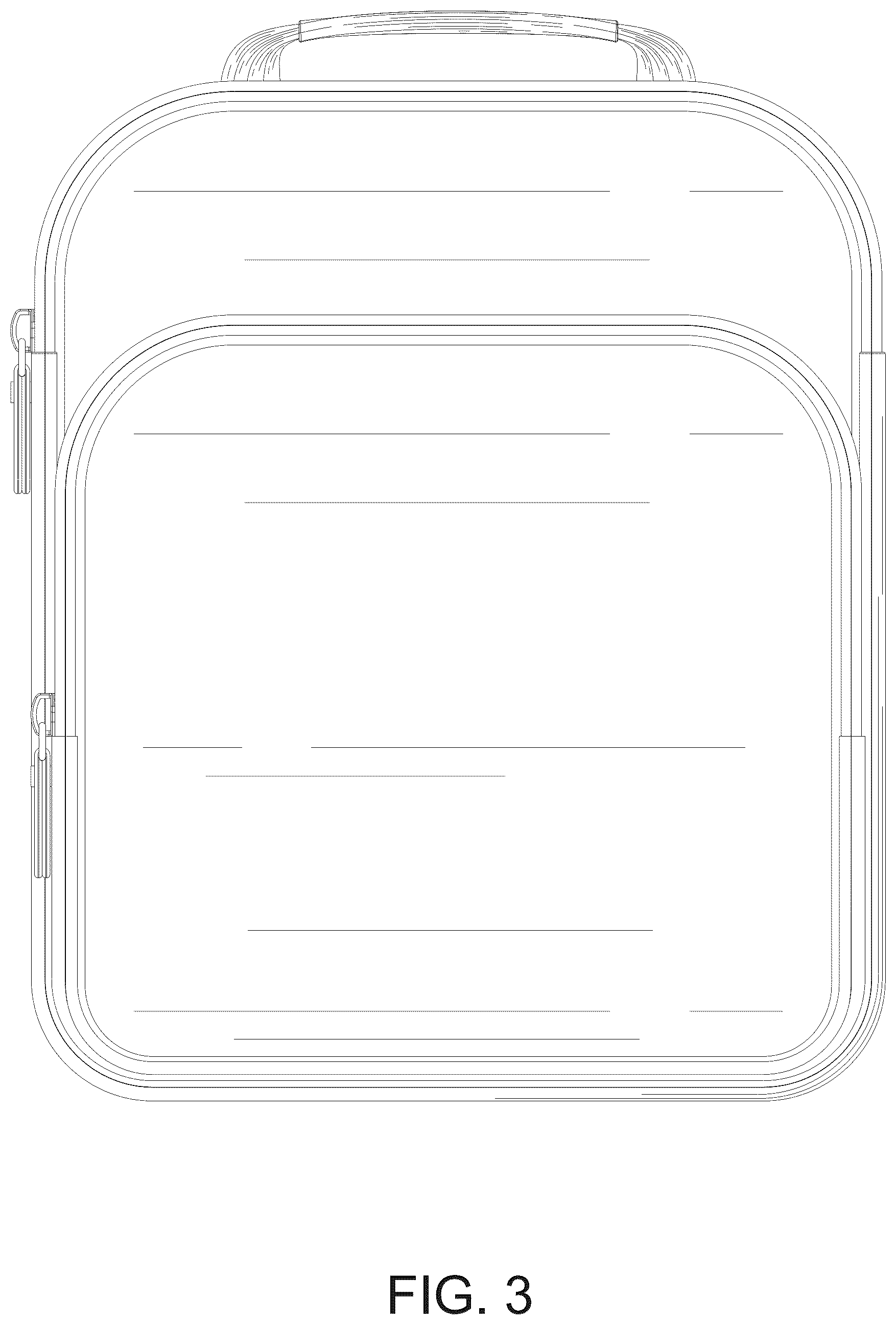 Patent USD1124637 Figure 3 – Book sleeve bag