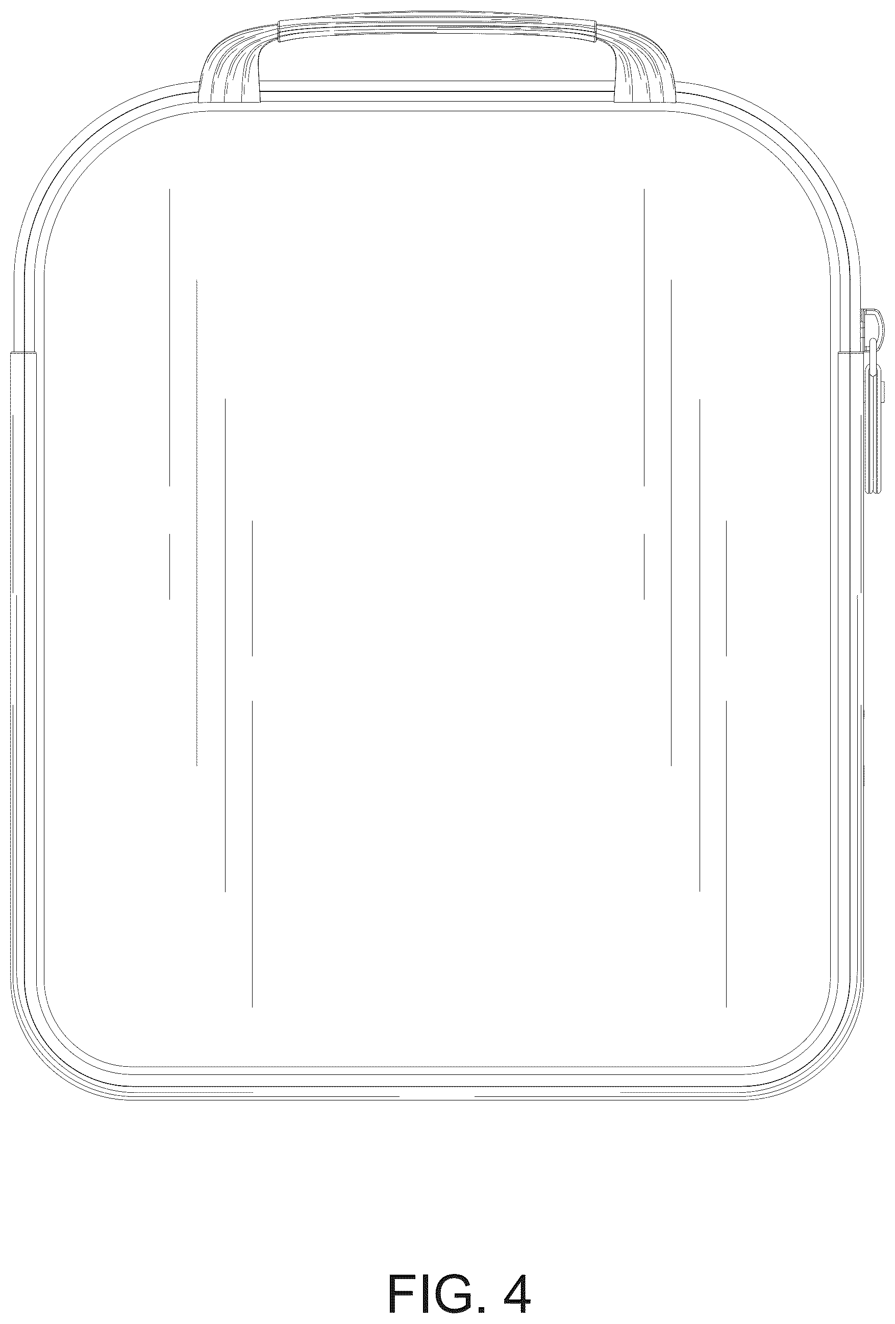 Patent USD1124637 Figure 4 – Book sleeve bag