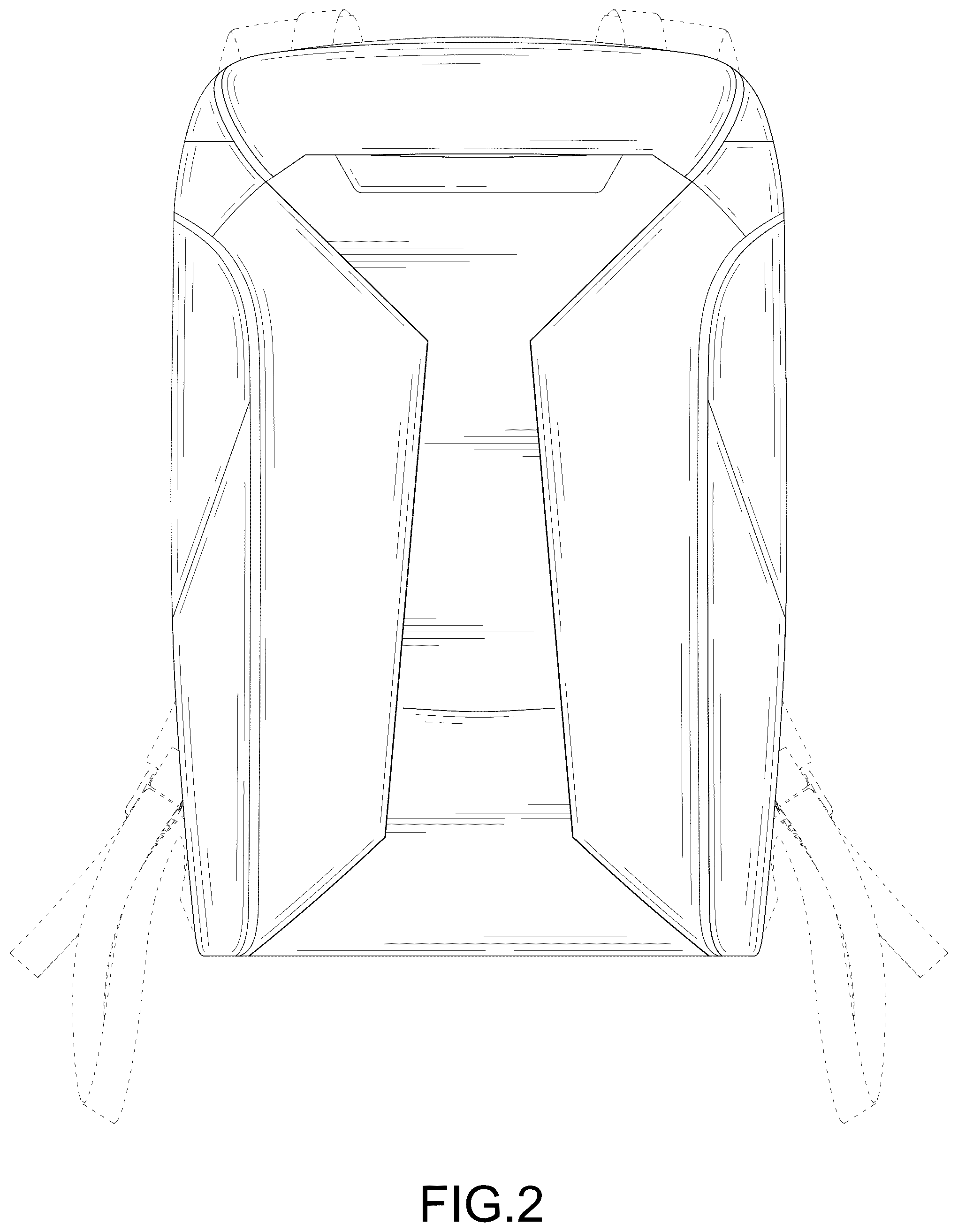 Patent USD1124638 Figure 2 – Backpack