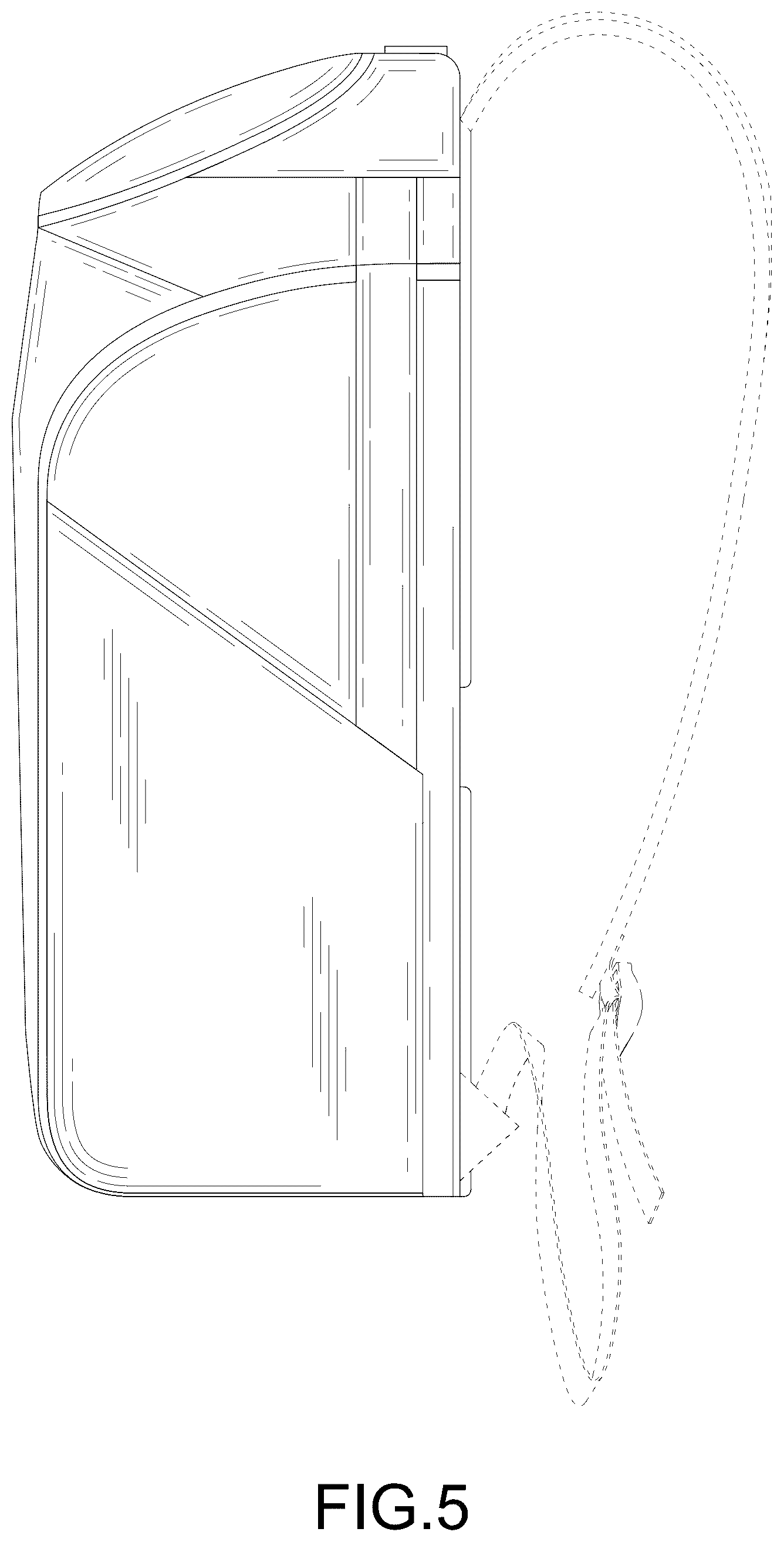 Patent USD1124638 Figure 5 – Backpack