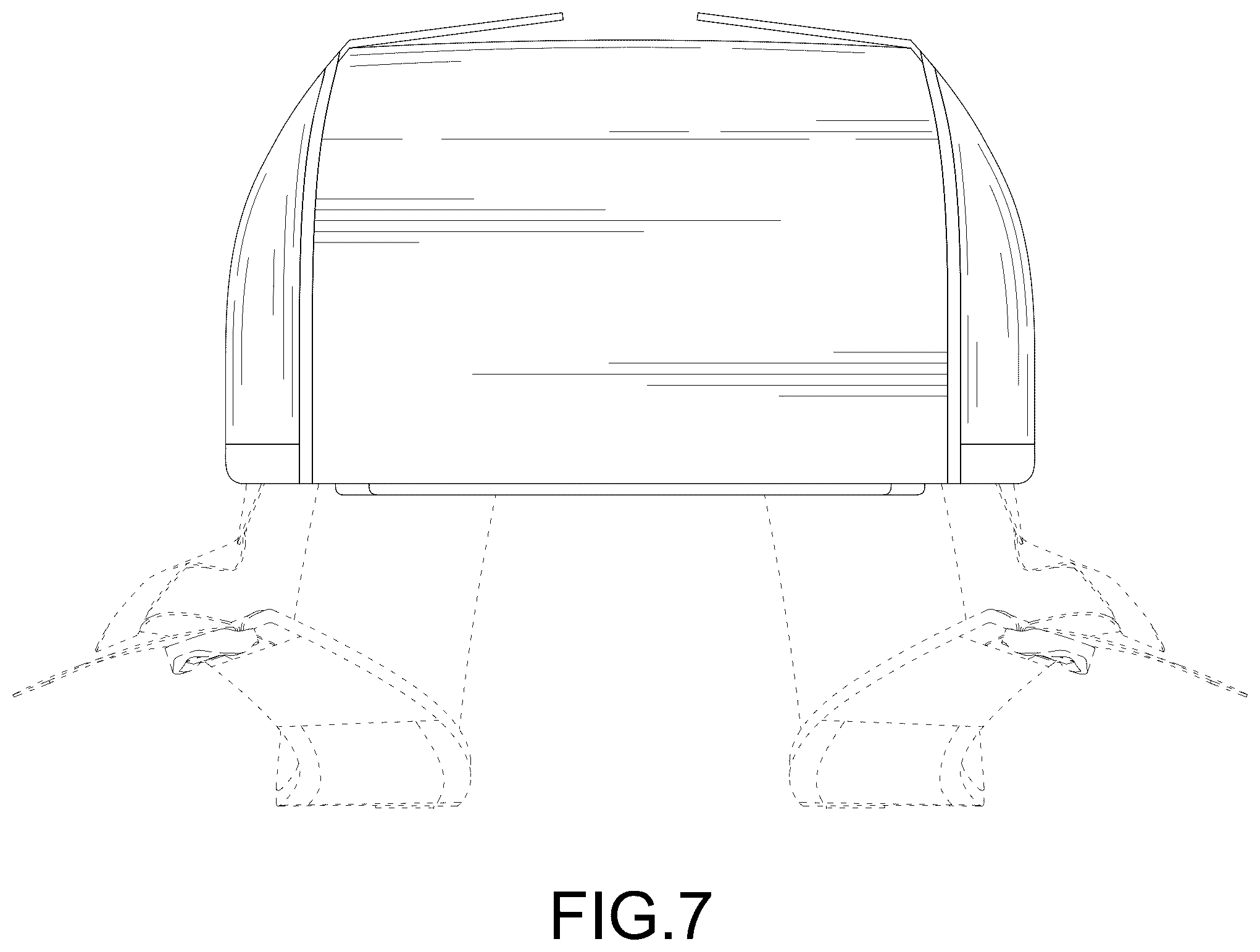 Patent USD1124638 Figure 7 – Backpack
