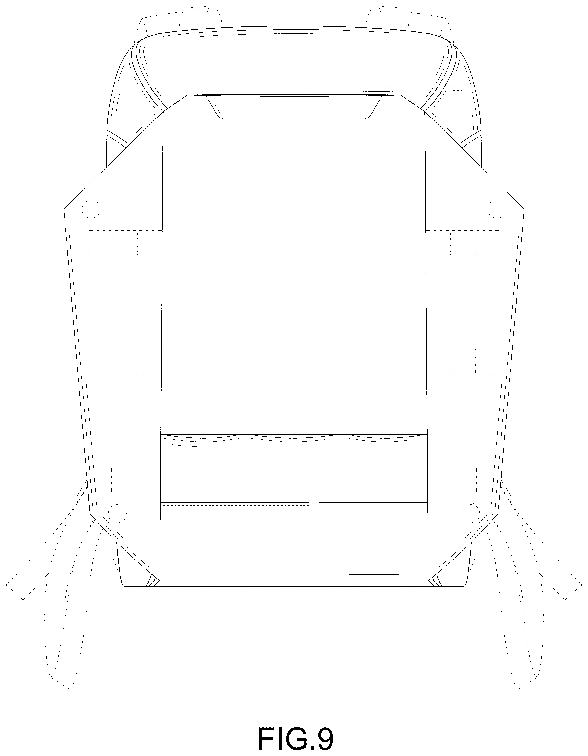 Patent USD1124638 Figure 9 – Backpack