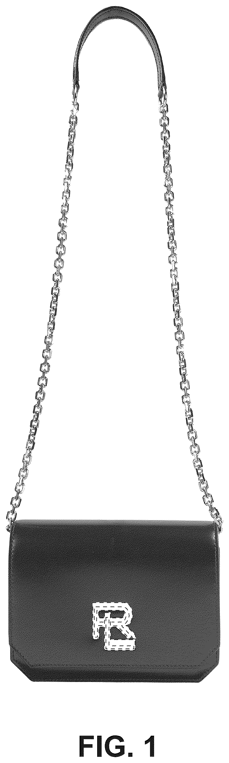 Patent USD1124641 Figure 1 – Bag