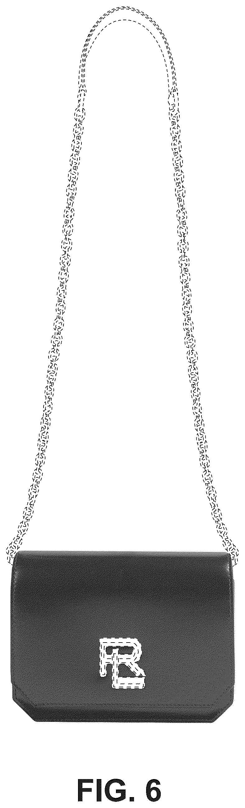 Patent USD1124641 Figure 6 – Bag