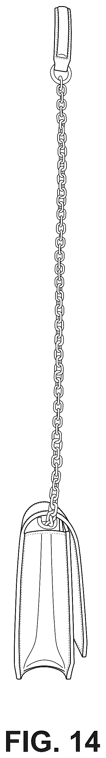 Patent USD1124641 Figure 14 – Bag