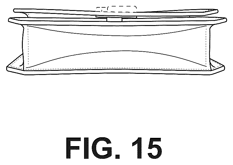 Patent USD1124641 Figure 15 – Bag