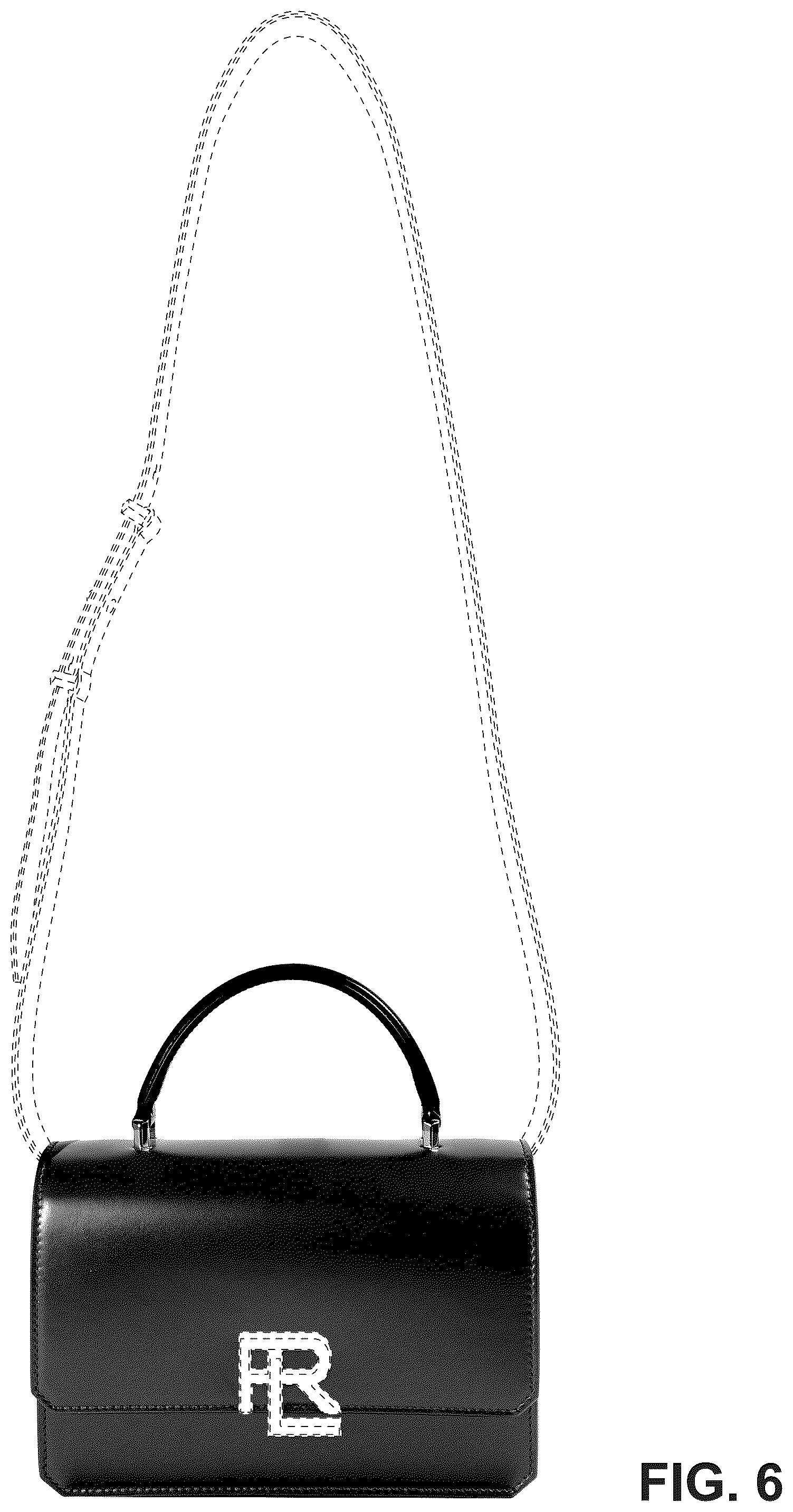 Patent USD1124642 Figure 6 – Bag