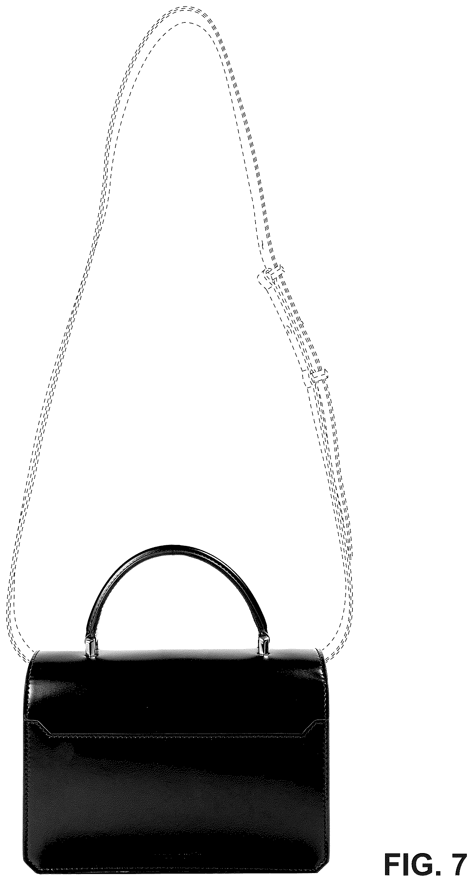 Patent USD1124642 Figure 7 – Bag