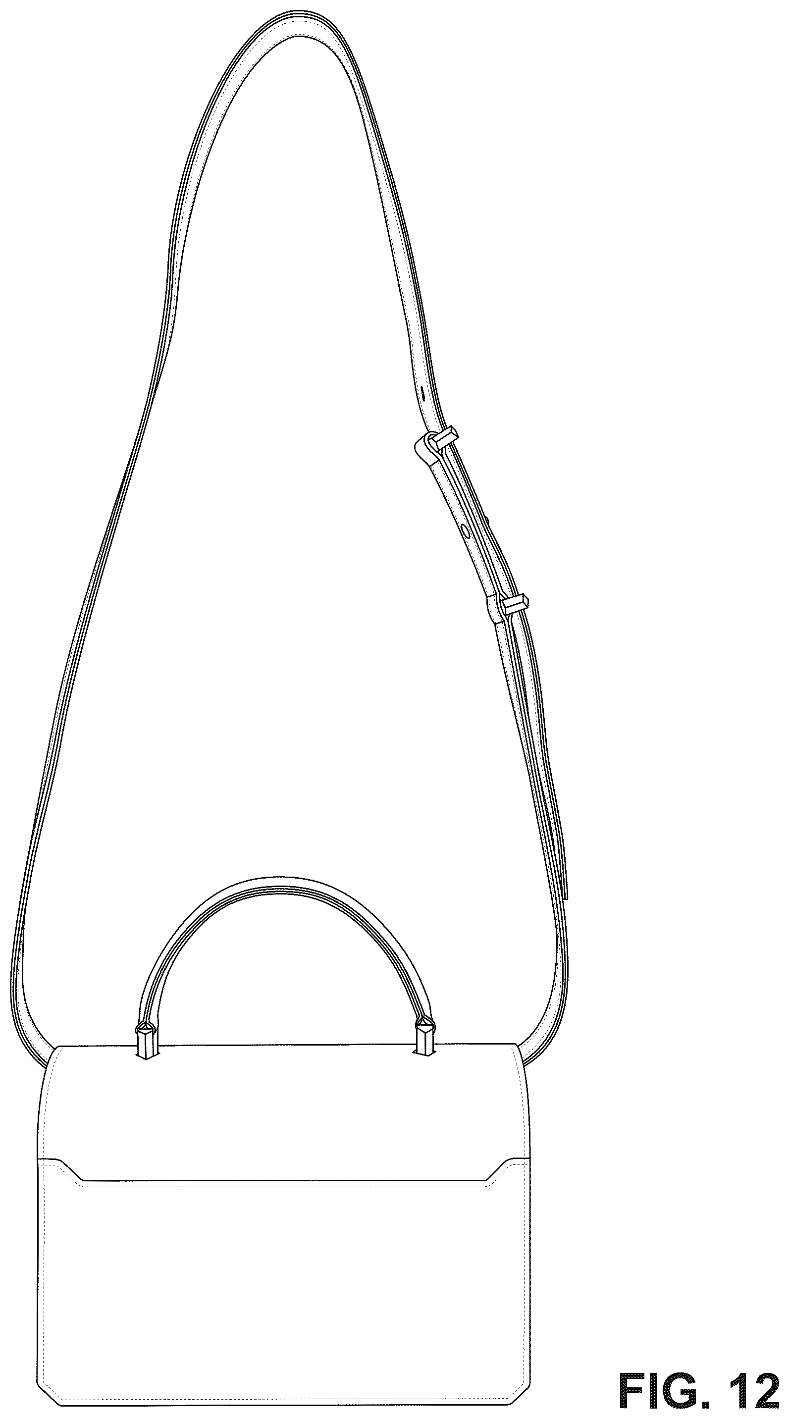 Patent USD1124642 Figure 12 – Bag