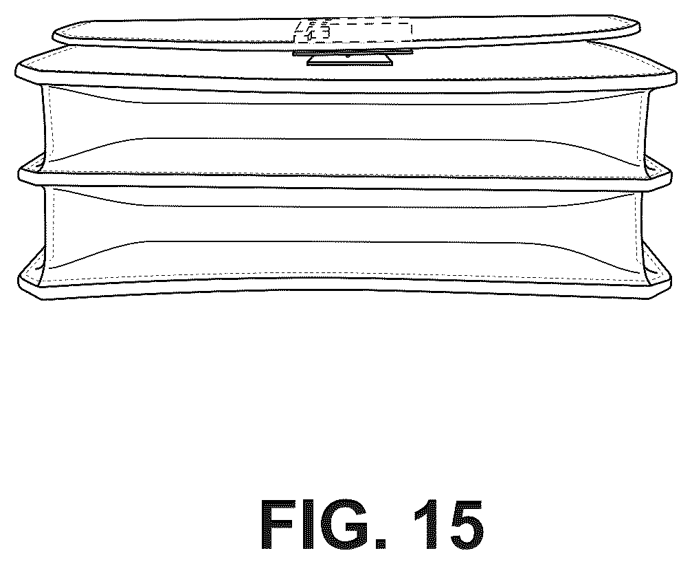 Patent USD1124642 Figure 15 – Bag