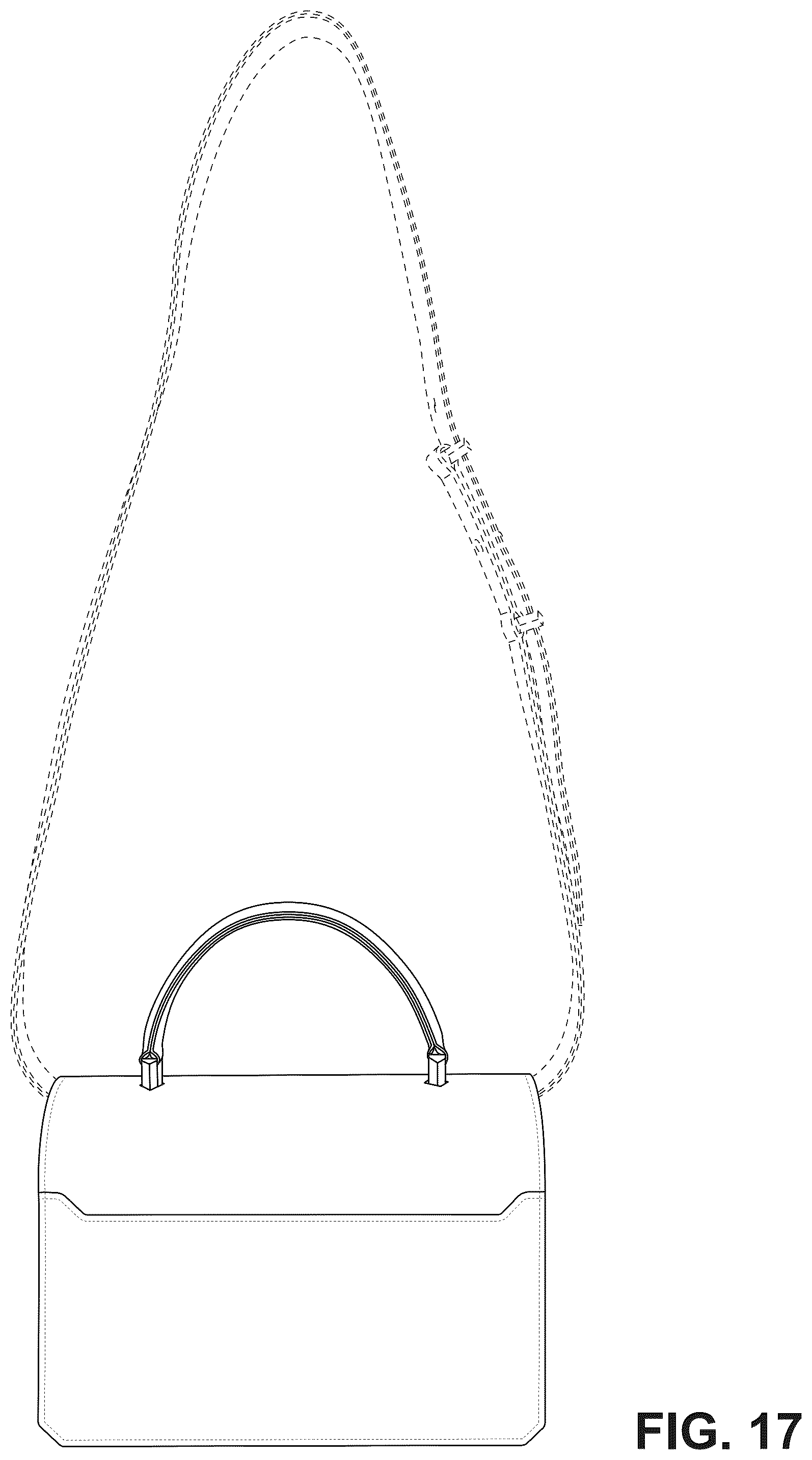 Patent USD1124642 Figure 17 – Bag