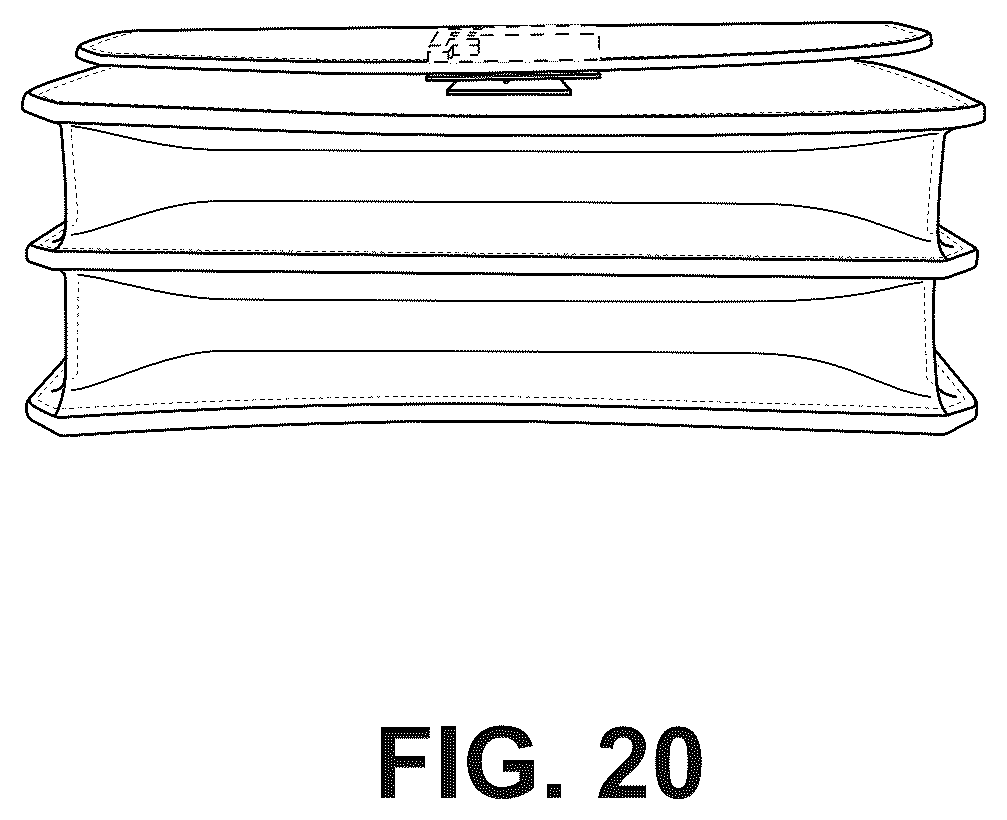 Patent USD1124642 Figure 20 – Bag