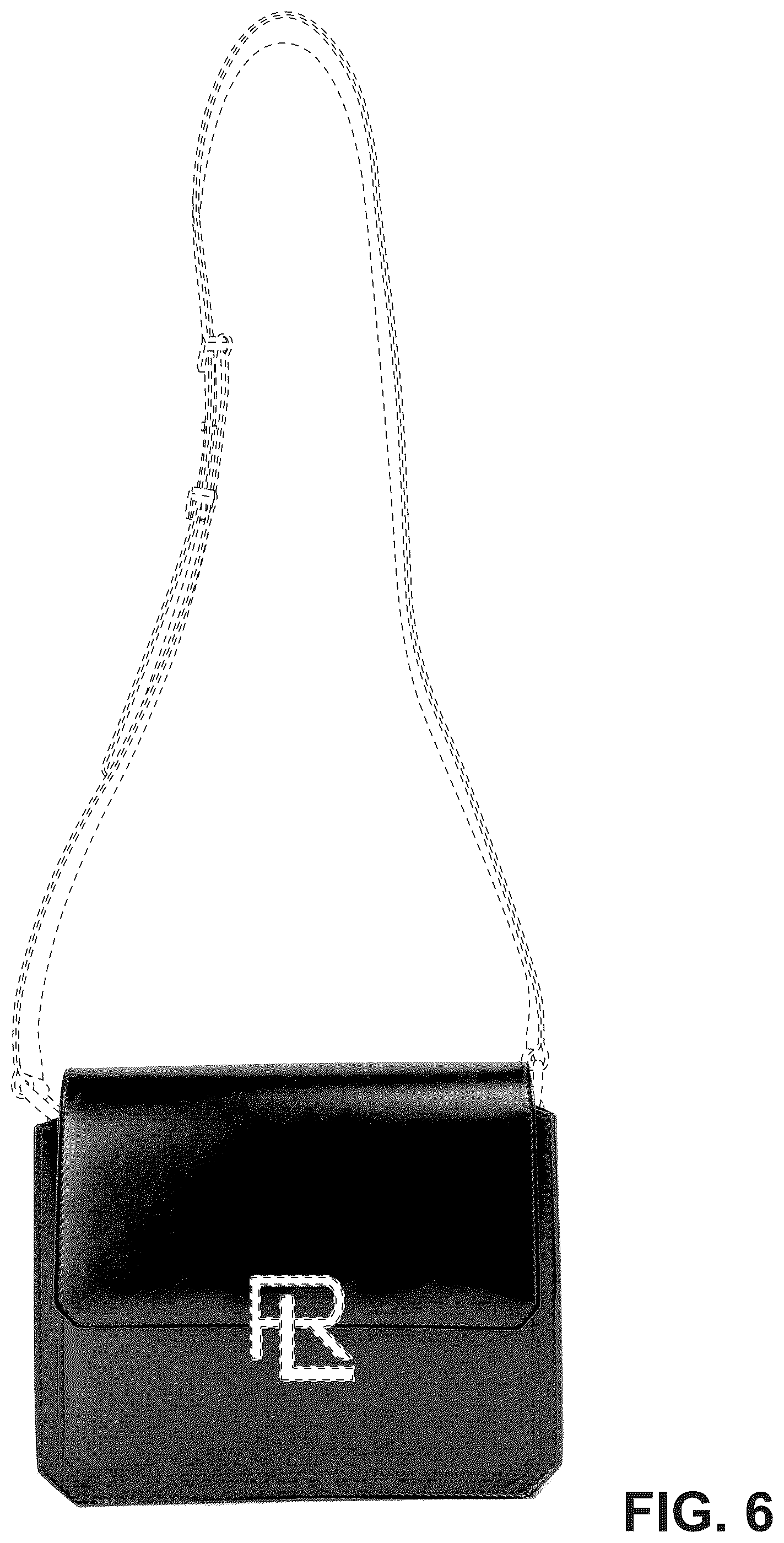 Patent USD1124643 Figure 6 – Bag